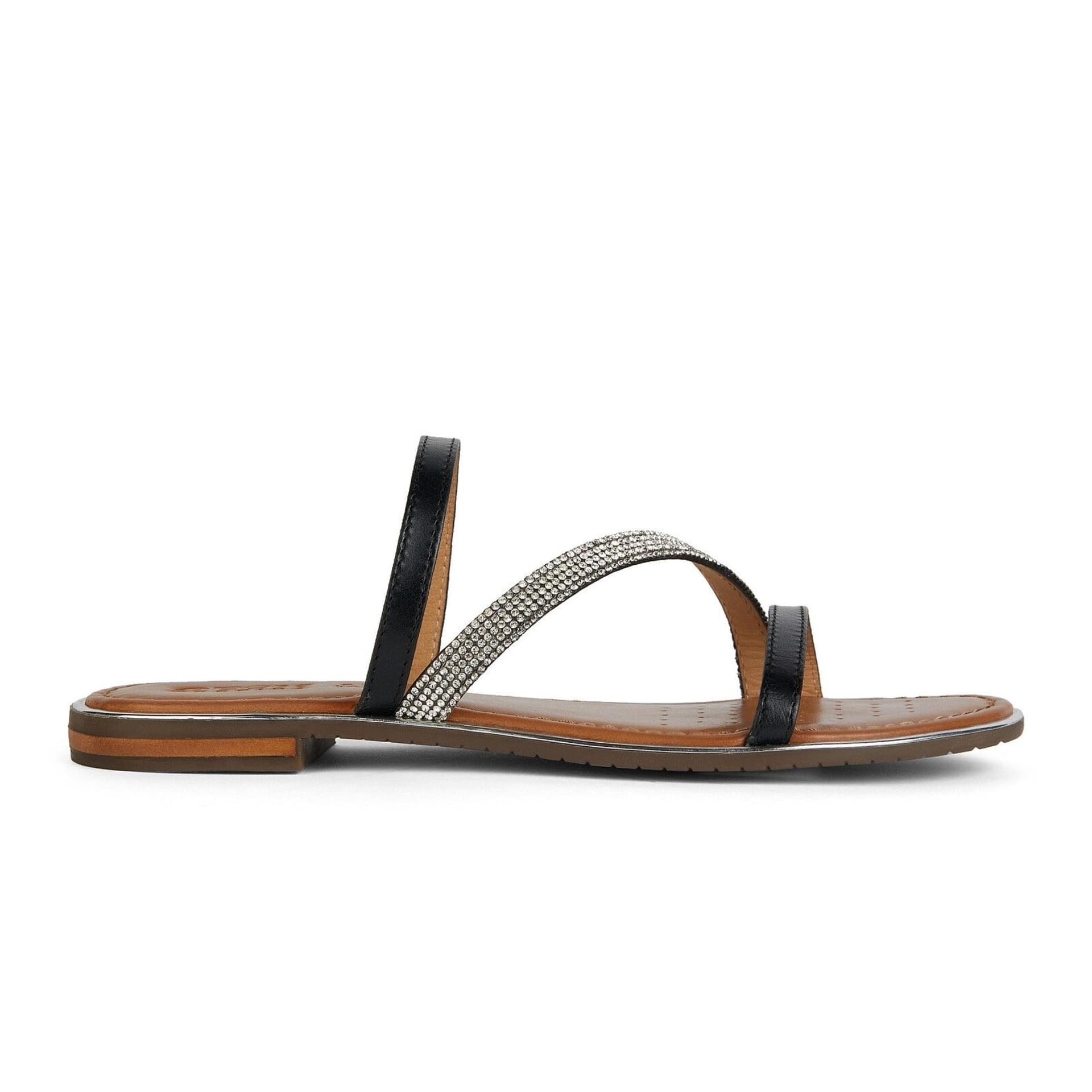 Geox Sozy Plus Sandalen D45DQA_01JEW in Black/Silver