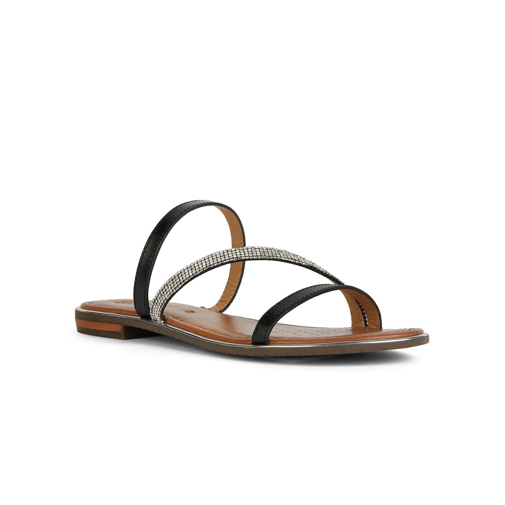 Geox Sozy Plus Sandalen D45DQA_01JEW in Black/Silver