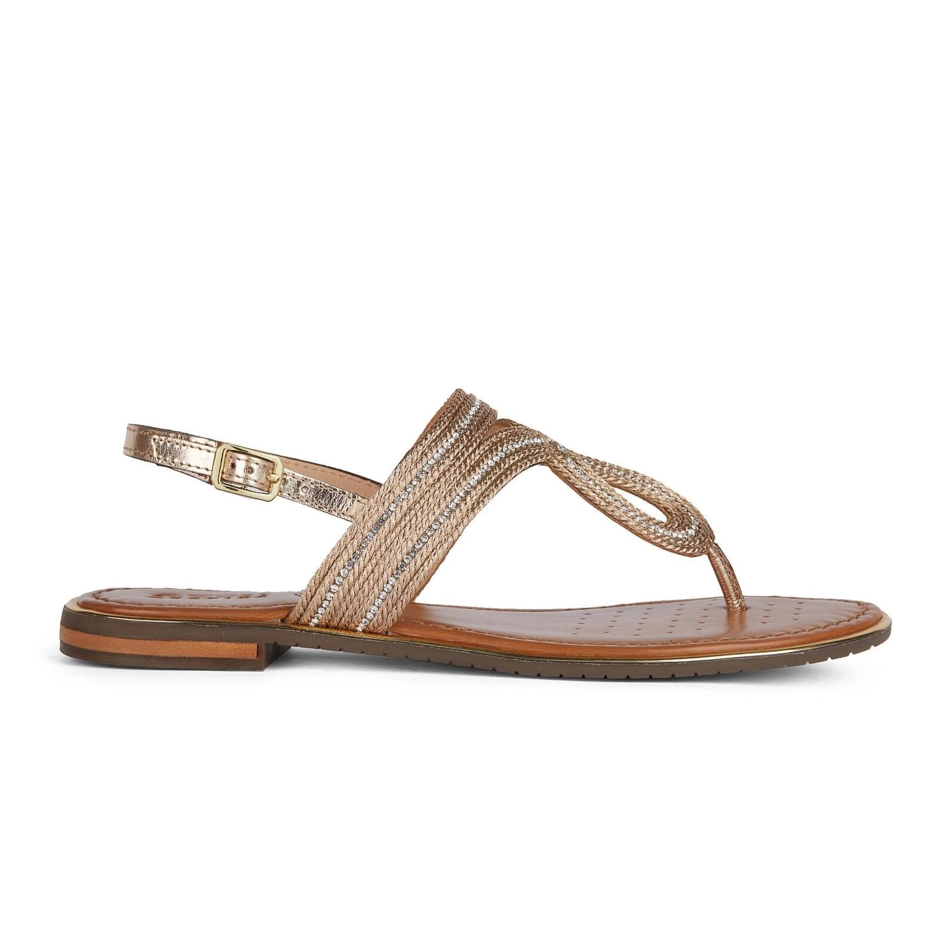 Geox Sozy Plus Sandalen D45DQE_02JCF in Dark Gold