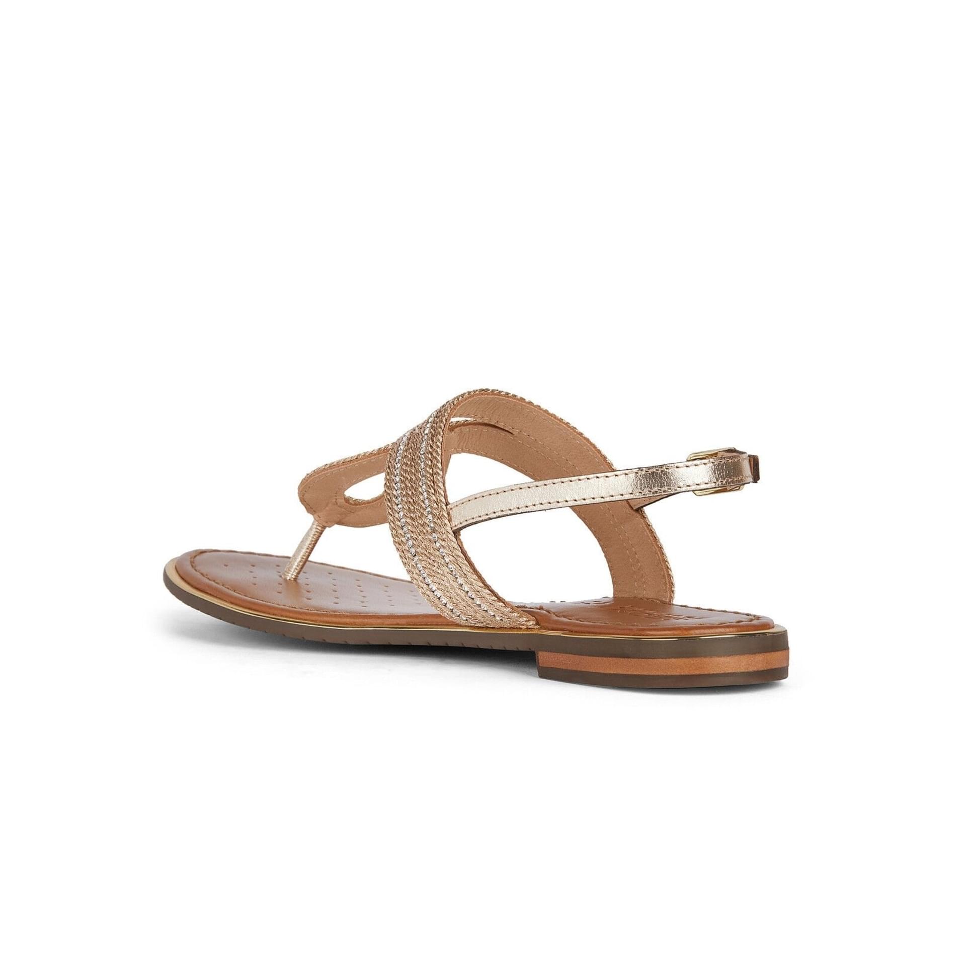 Geox Sozy Plus Sandalen D45DQE_02JCF in Dark Gold