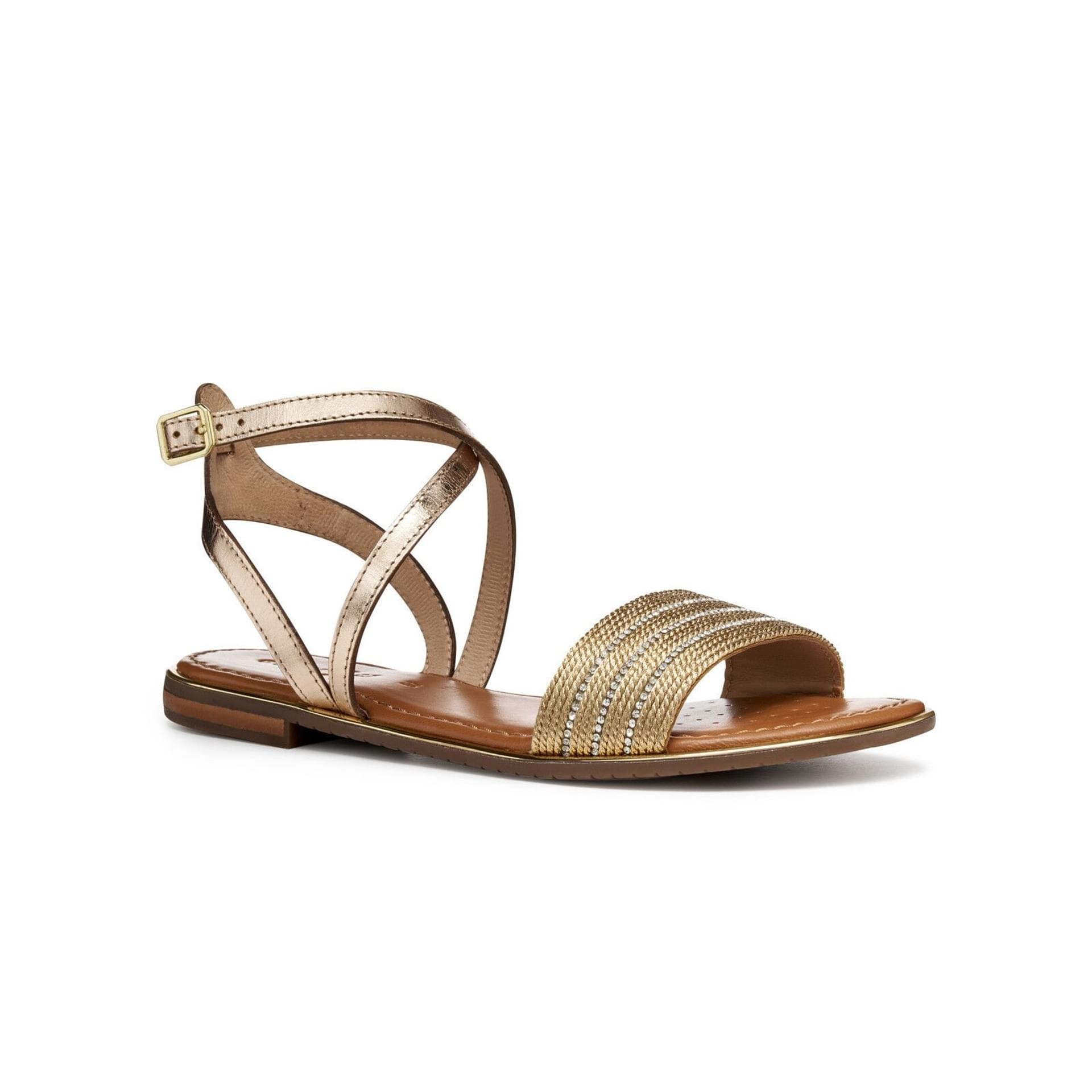 Geox Sozy Plus Sandals D55DQF_02JN0 in Dark Gold/Light Gold