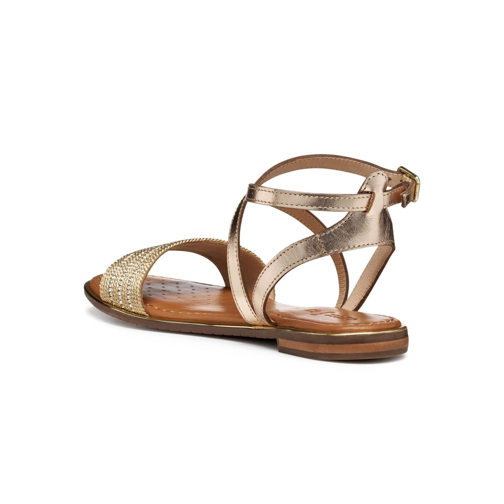 Geox Sozy Plus Sandals D55DQF_02JN0 in Dark Gold/Light Gold