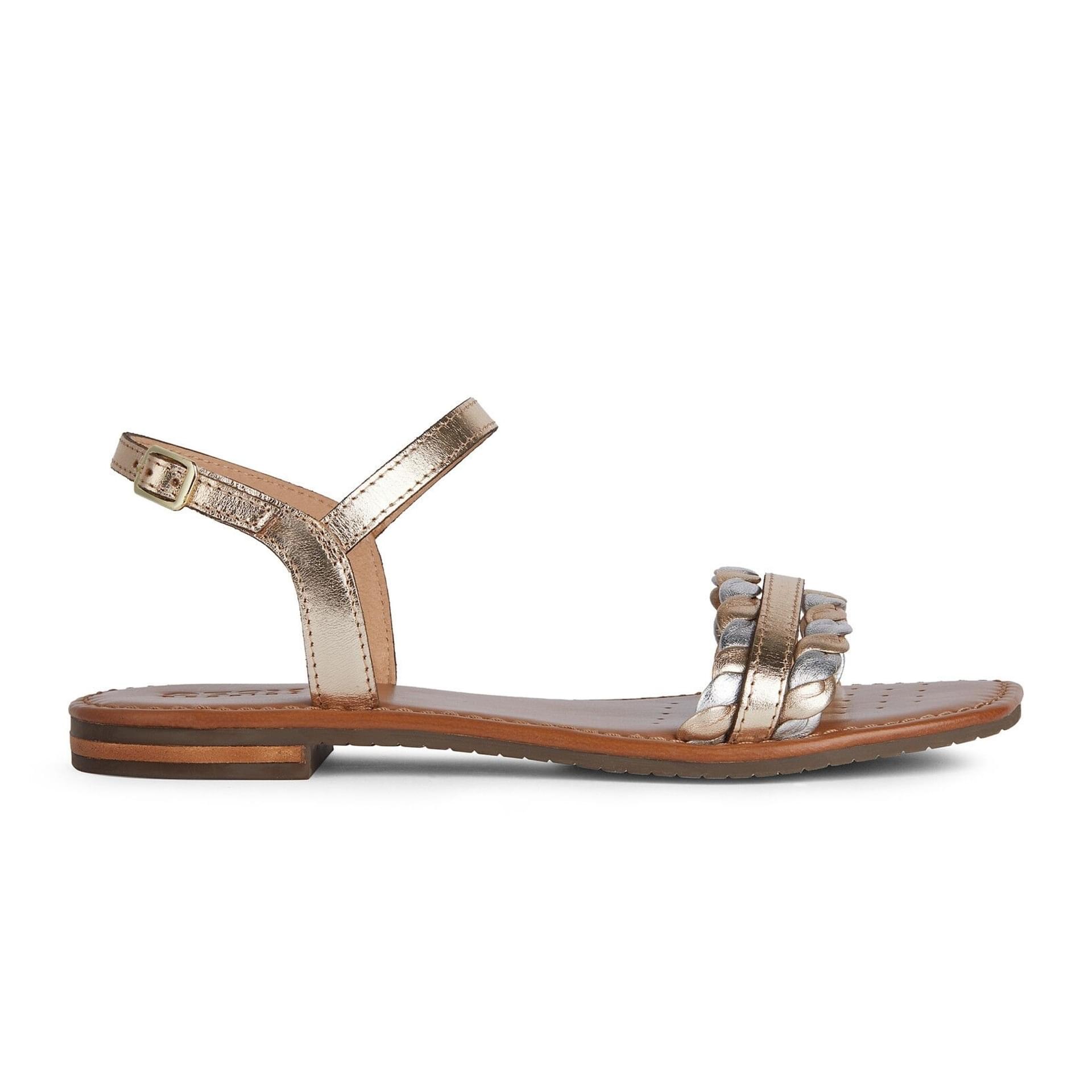 Geox Sozy Q Sandalen D45WDA_000KY in Gold/Silver