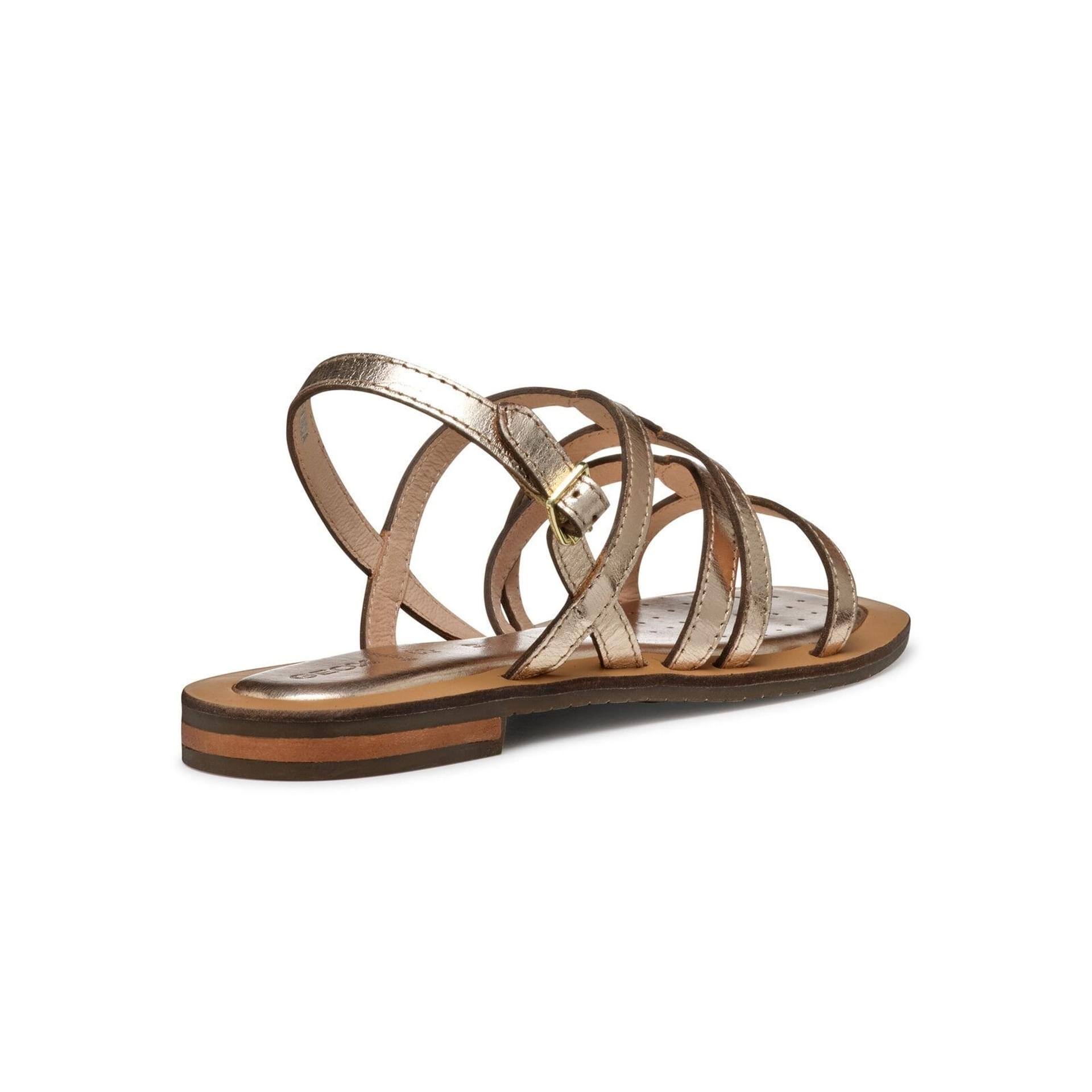 Geox Sozy Qc Sandals D55YFA_000N6 in Light Gold