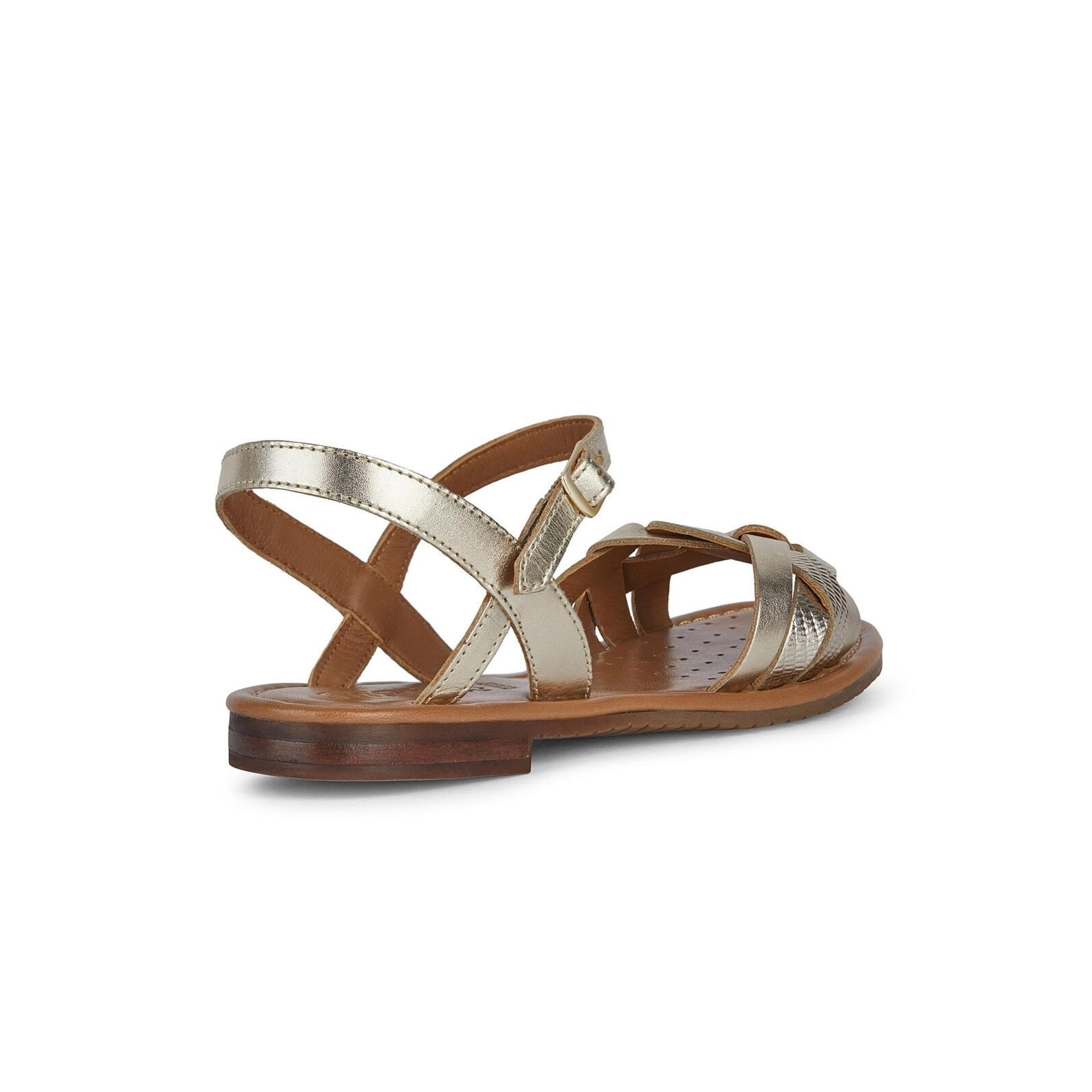 Geox Sozy S Sandals D35LXB_0CFZ0 in Light Gold