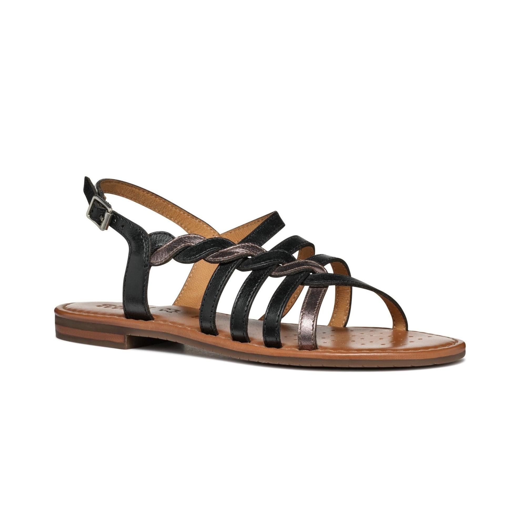 Geox Sozy S Sandals D45LXD_01JN6 in Black/Lead