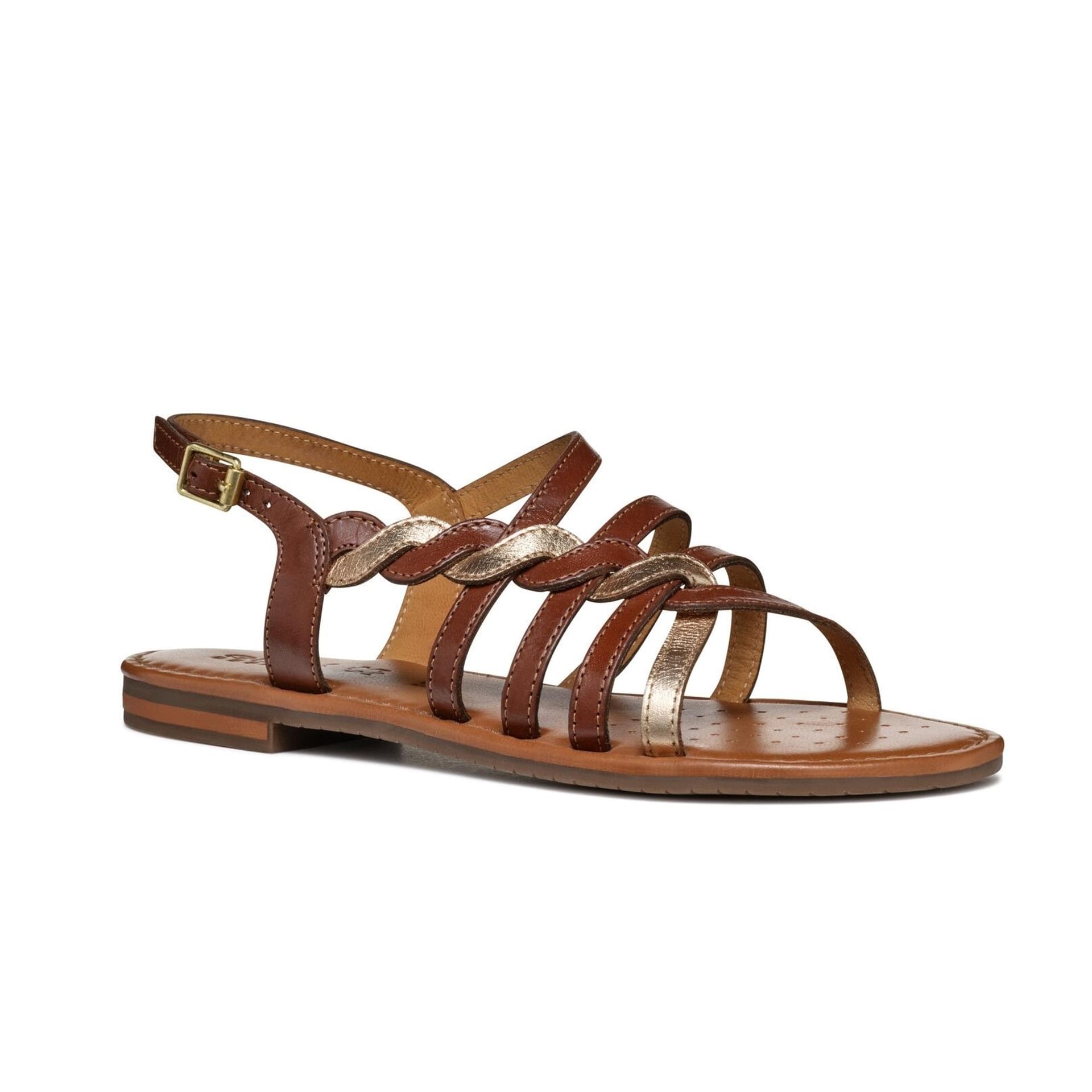 Geox Sozy S Sandals D45LXD_01JN6 in Brown/Gold