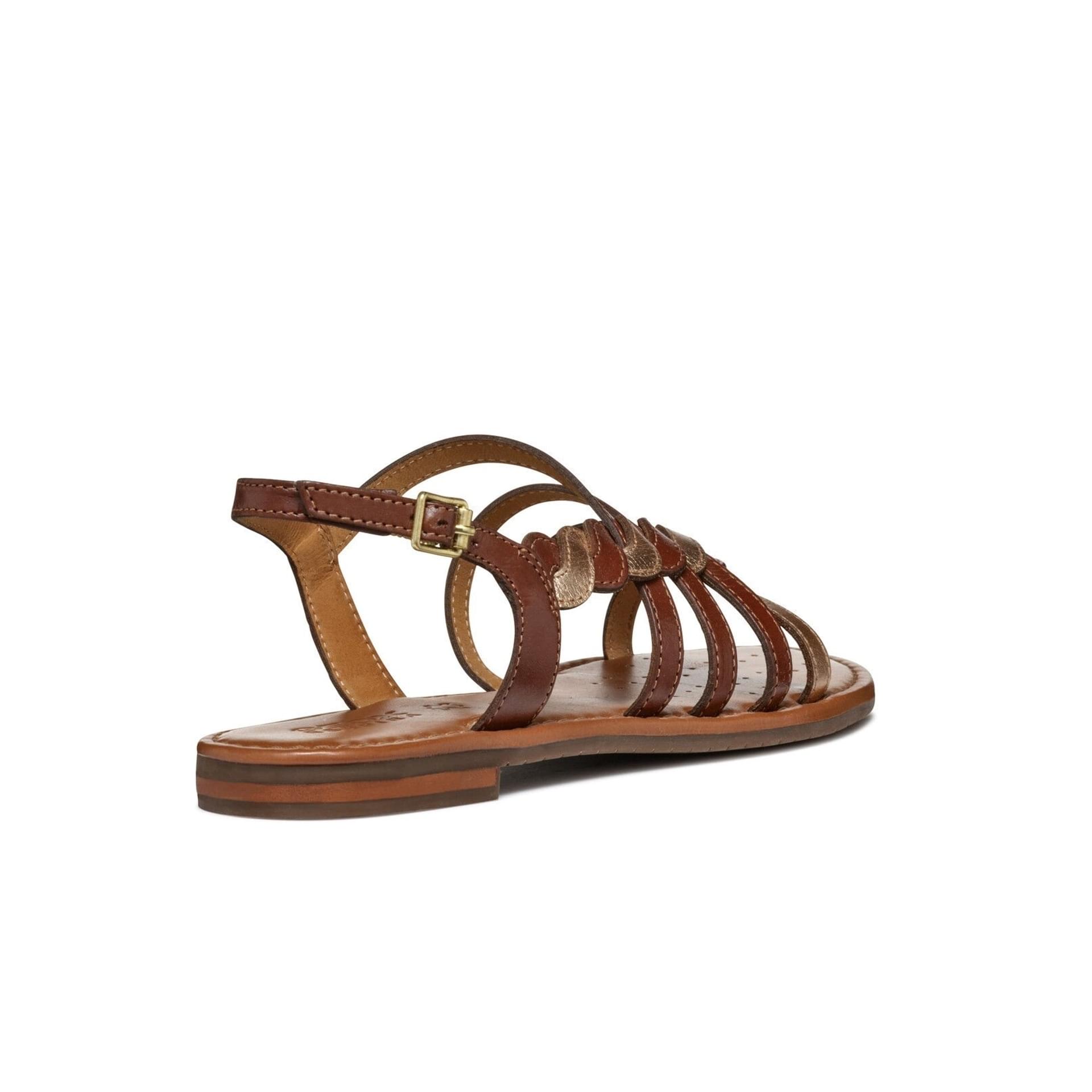Geox Sozy S Sandals D45LXD_01JN6 in Brown/Gold