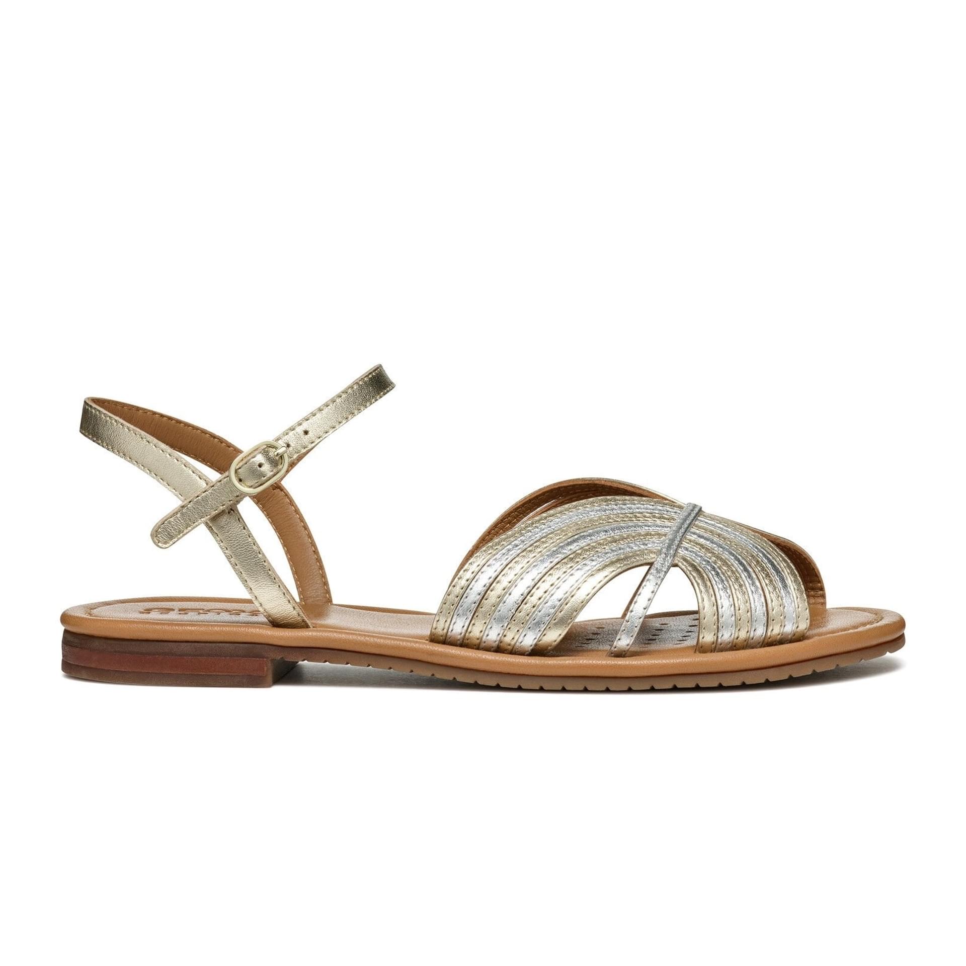 Geox Sozy S Sandals D45LXZ_000Y2 in Light Gold/Silver