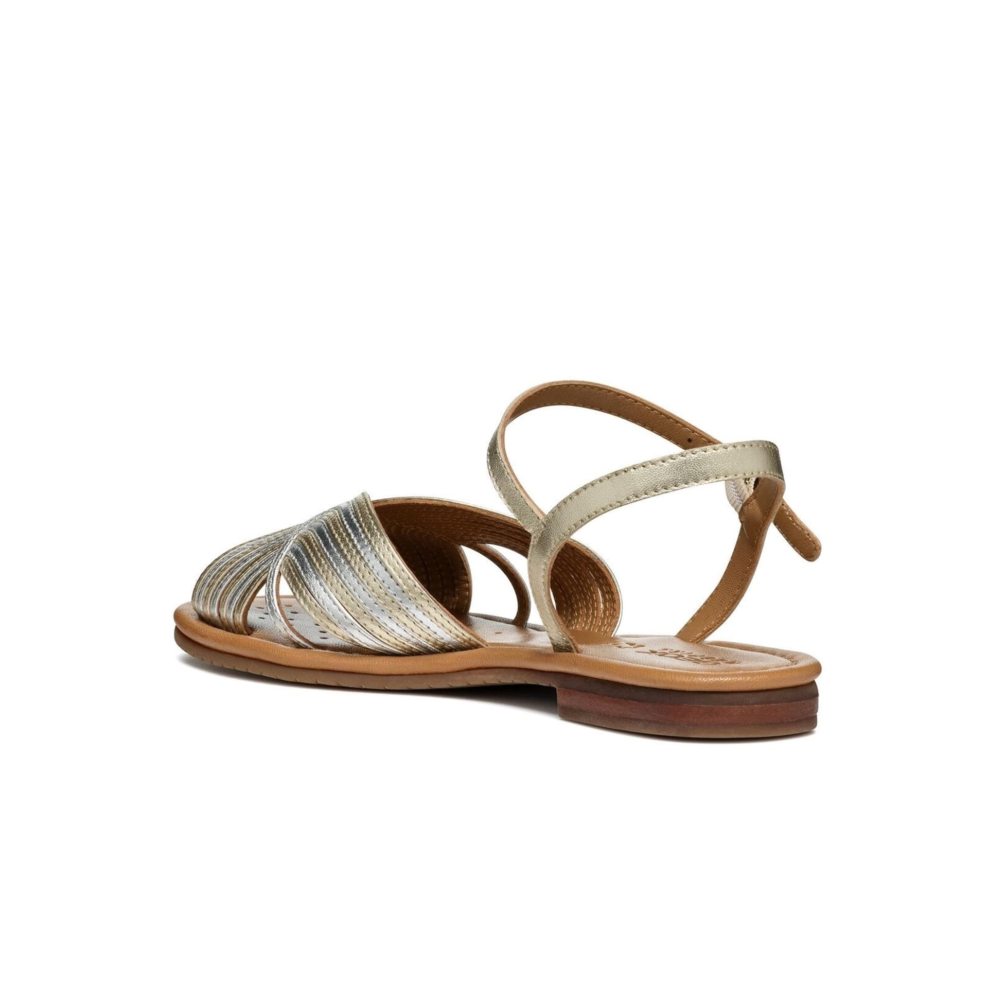 Geox Sozy S Sandalen D45LXZ_000Y2 in Light Gold/Silver