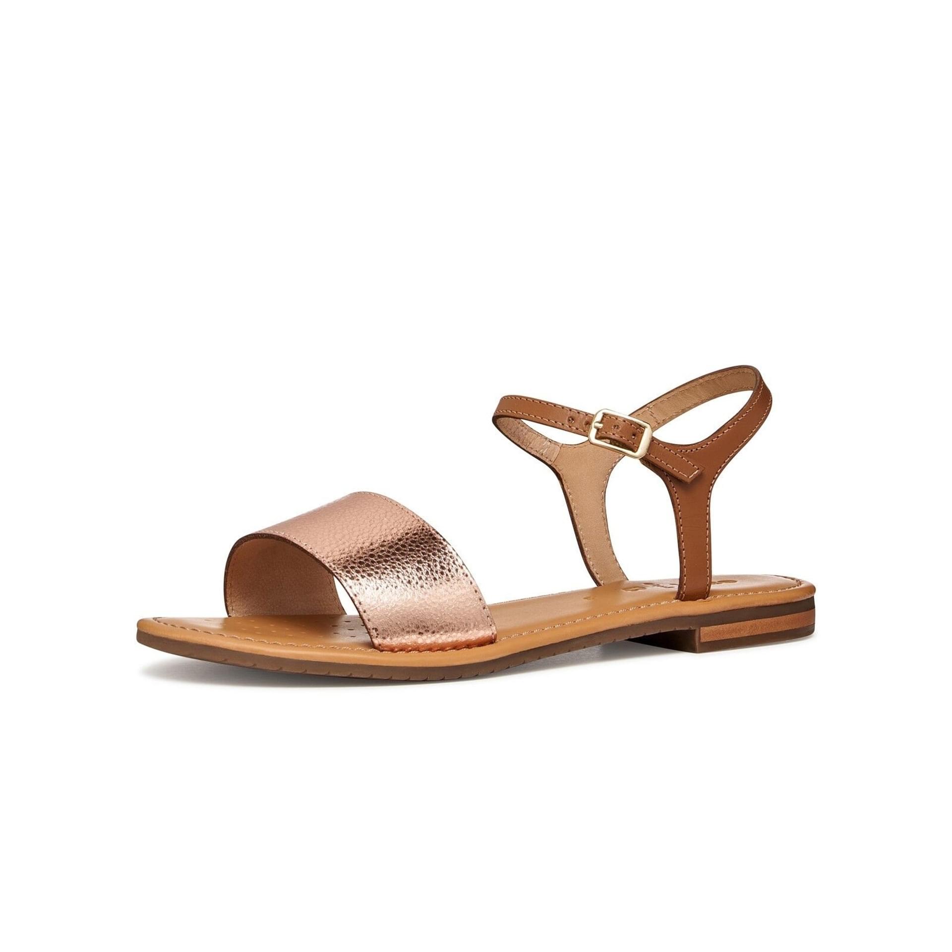 Geox Sozy S Sandales D55LXJ_0N6KF in Rose Gold/Camel