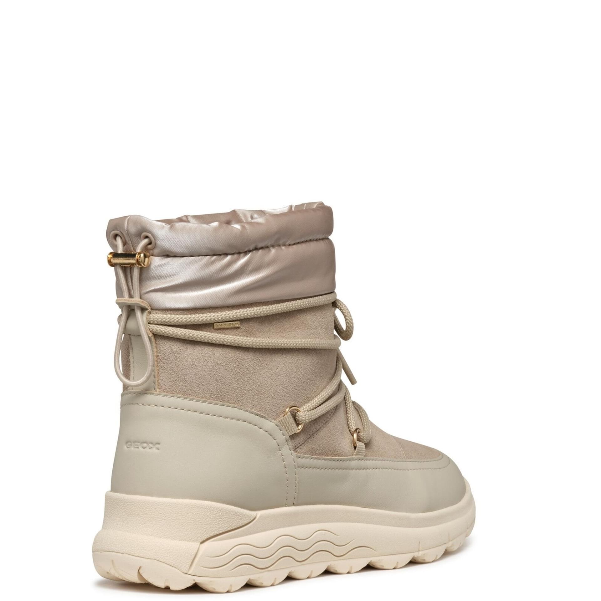 Geox Spherica 4x4 B Abx Bottines D4626A_08522 in Light Taupe