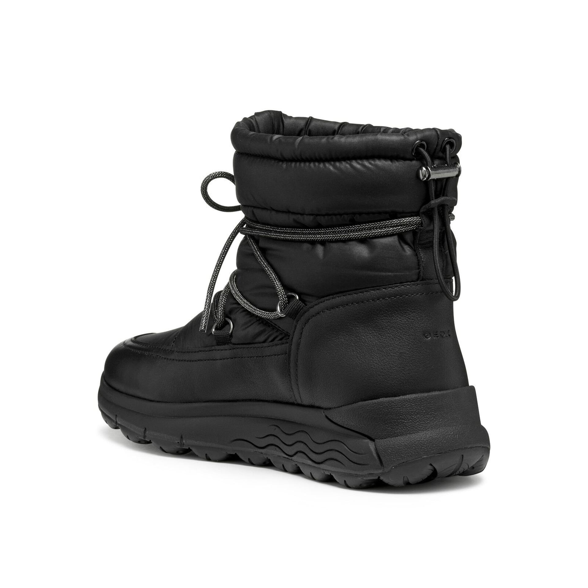 Geox Spherica 4x4 B Abx Enkellaarsjes D4626A_0FU85 in Black