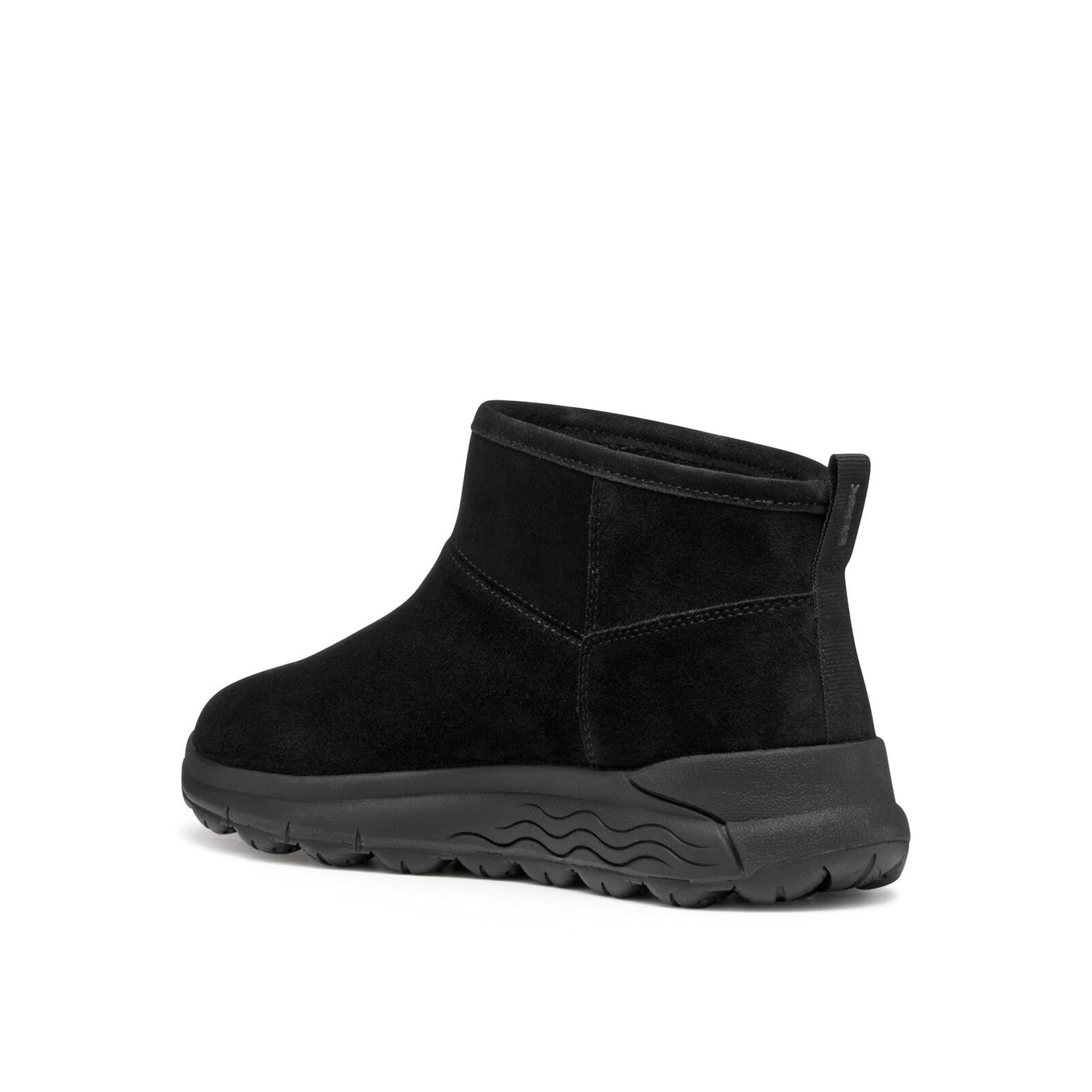 Geox Spherica 4x4 B Abx Enkellaarsjes D5626B_00022 in Black