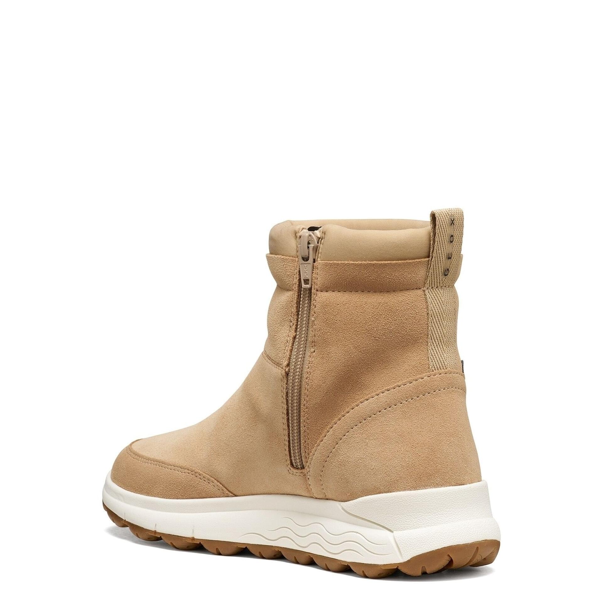 Geox Spherica 4x4 B Abx Bottines cuir in Natural, vue en angle (SKU D6626C_02211--C5018)