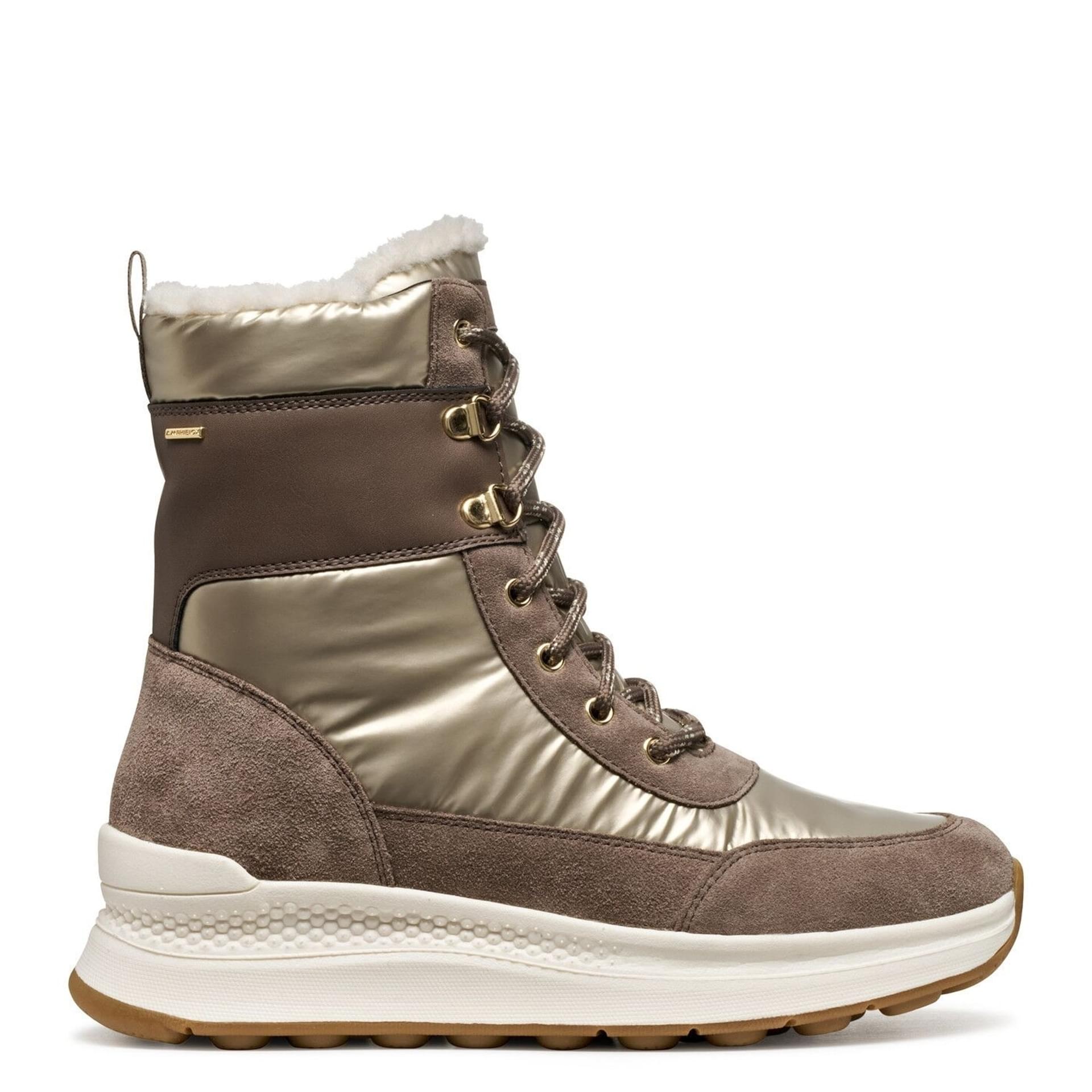 Geox Spherica Actif X2 Enkellaarsjes D46WPA_0FU22 in Light Taupe/Taupe
