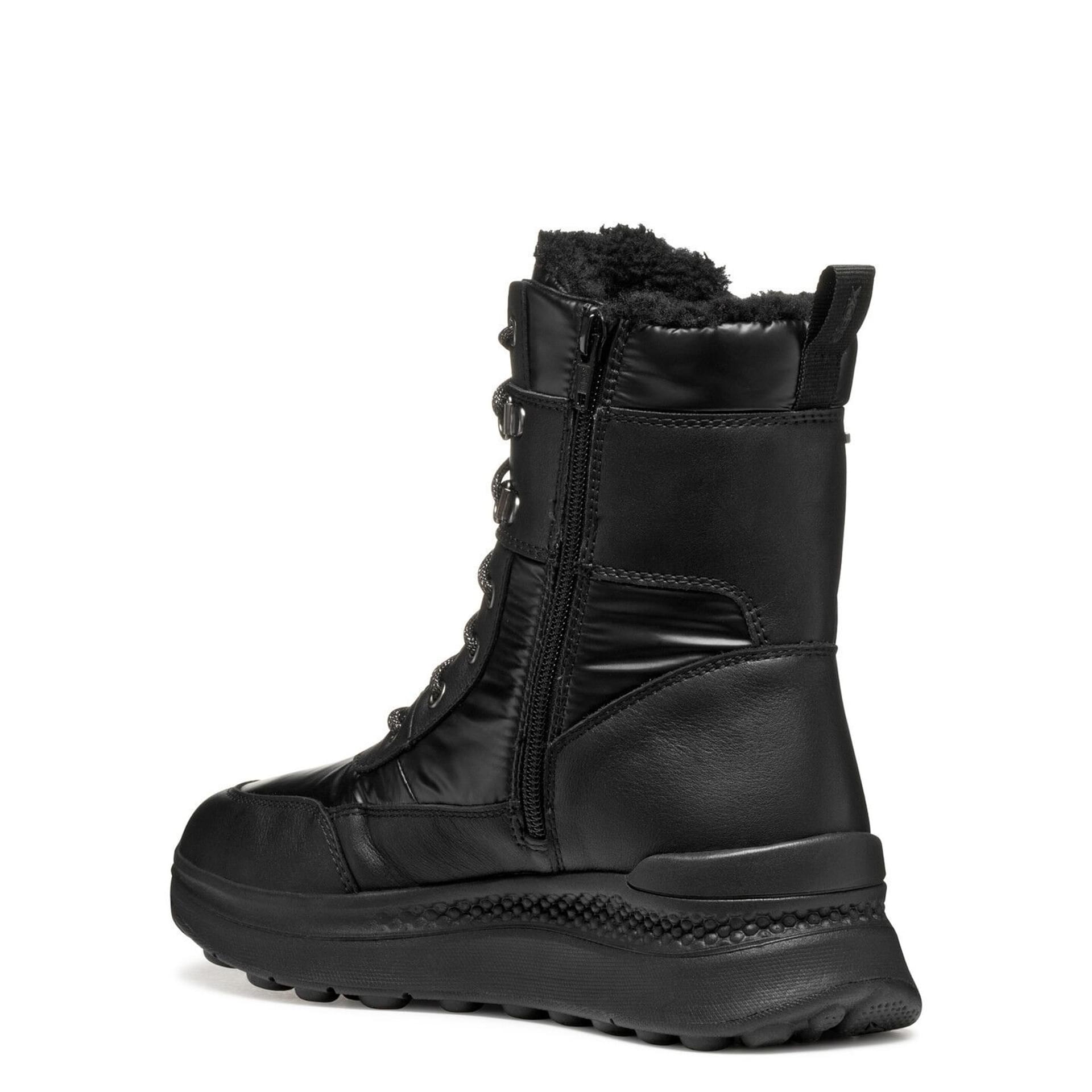 Geox Spherica Actif X2 Enkellaarsjes D46WPA_0FU85 in Black