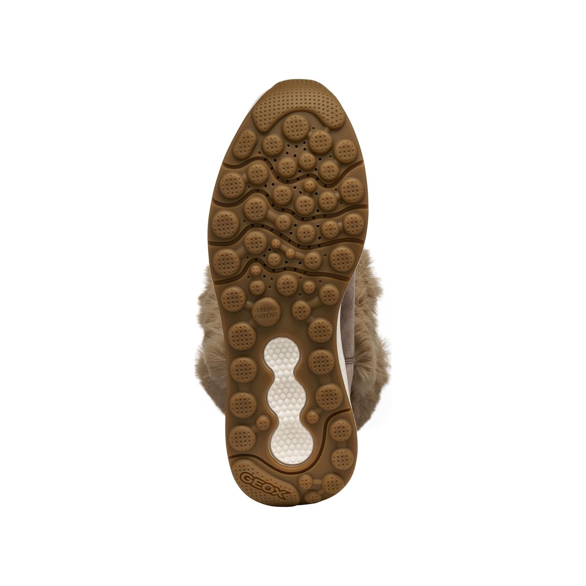Geox Spherica Actif X2 Enkellaarsjes D46WPB_0LV22 in Light Taupe/Taupe