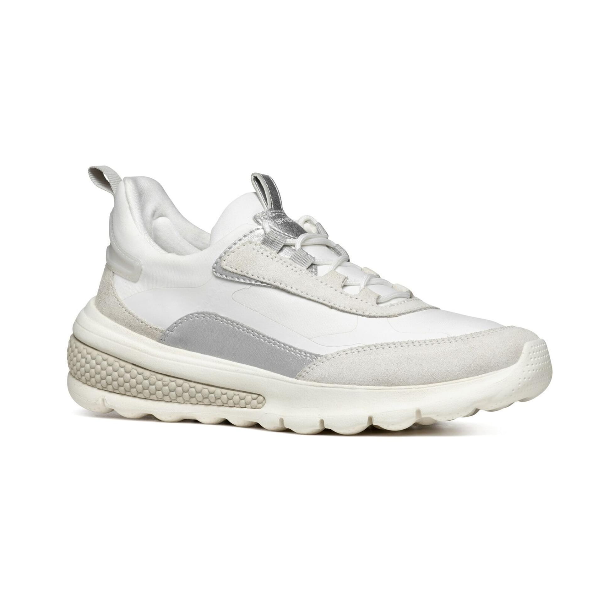 Geox Spherica Actif Sneakers D45THE_01522 in White/Off White