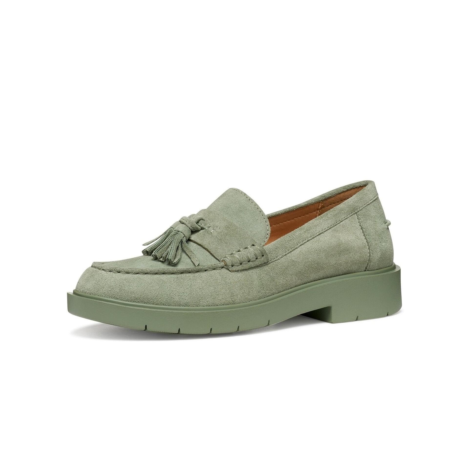 Geox Spherica Ec1 B Moccasins D65DKA_00022 in Olive