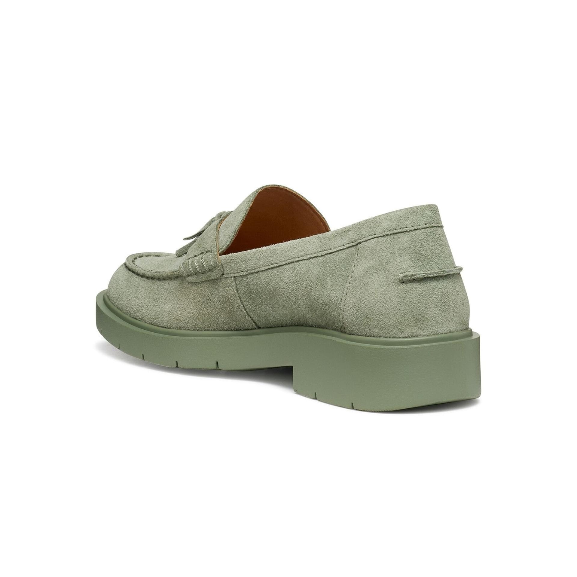 Geox Spherica Ec1 B Moccasins D65DKA_00022 in Olive