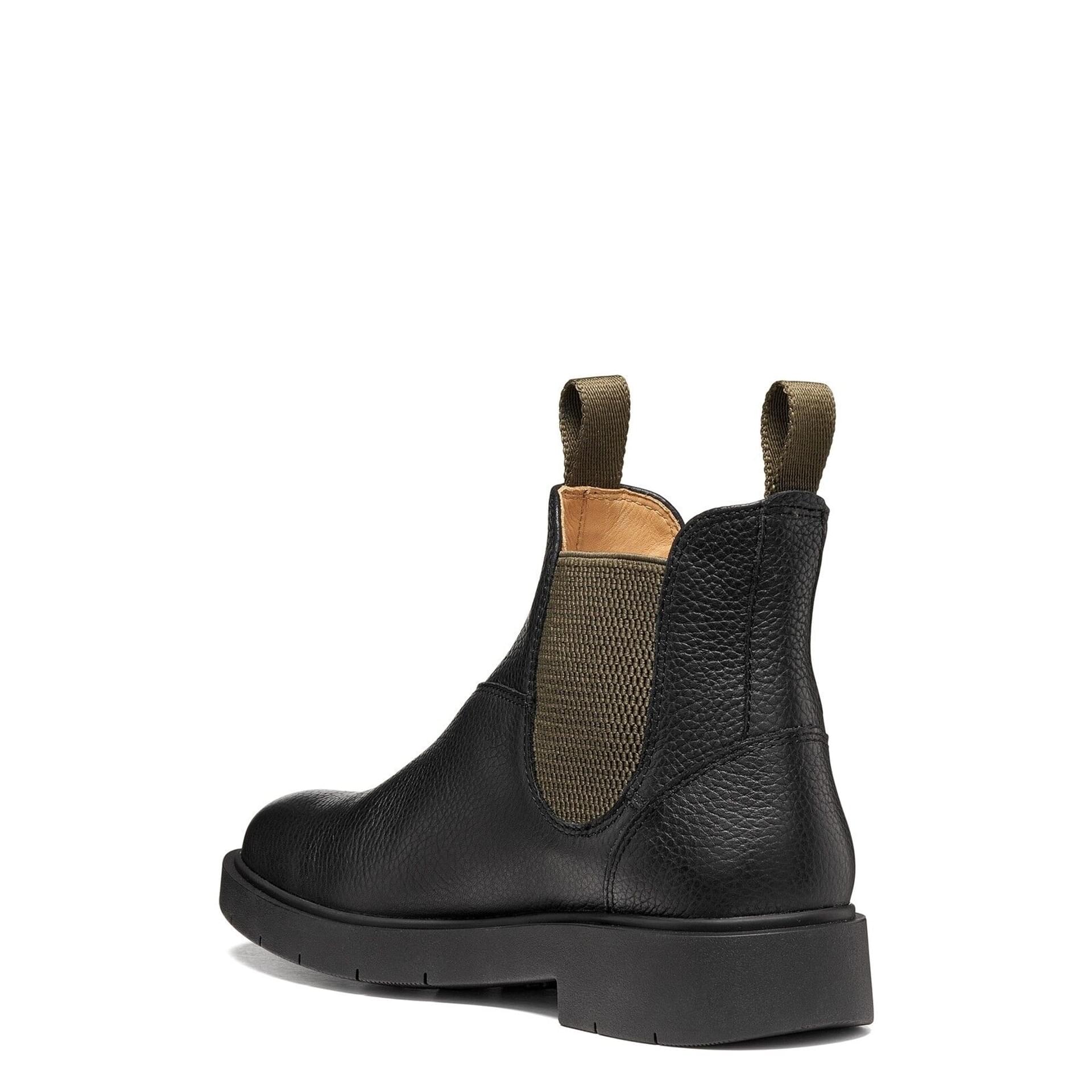 Geox Spherica Ec1 B Bottines in Black/Military, vue en angle (SKU D66DKH_00046--C0033)