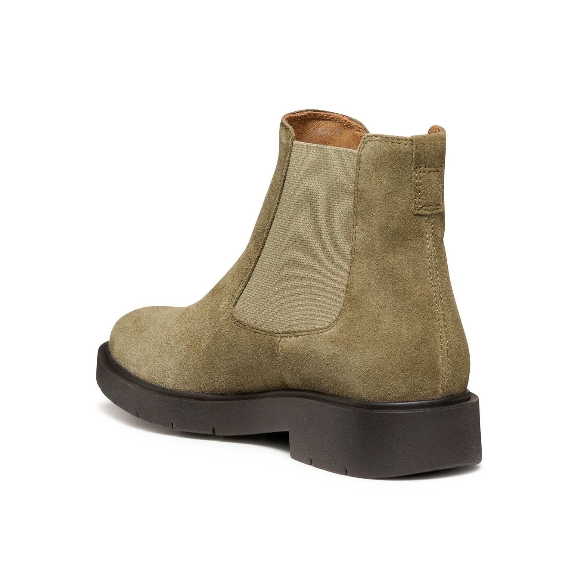 Geox Spherica Ec1 Enkellaarsjes D16QRC_00022 in Dark Military