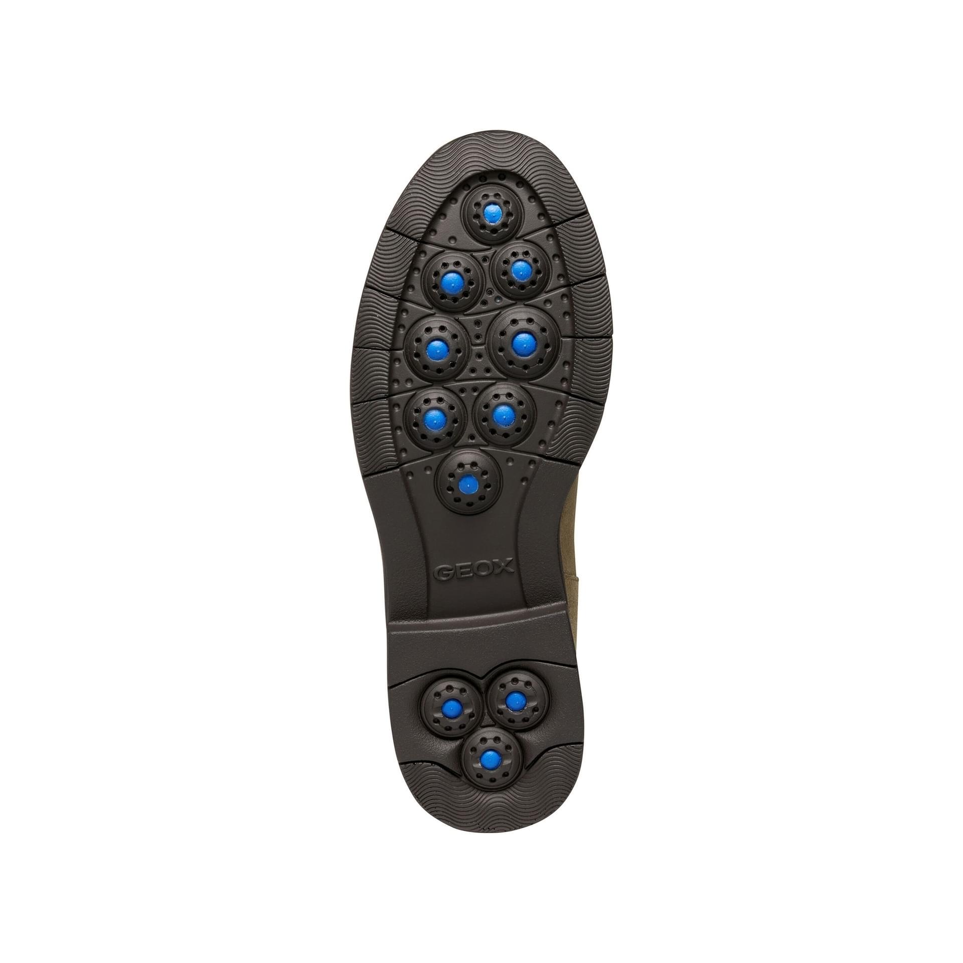 Geox Spherica Ec1 Enkellaarsjes D16QRC_00022 in Dark Military