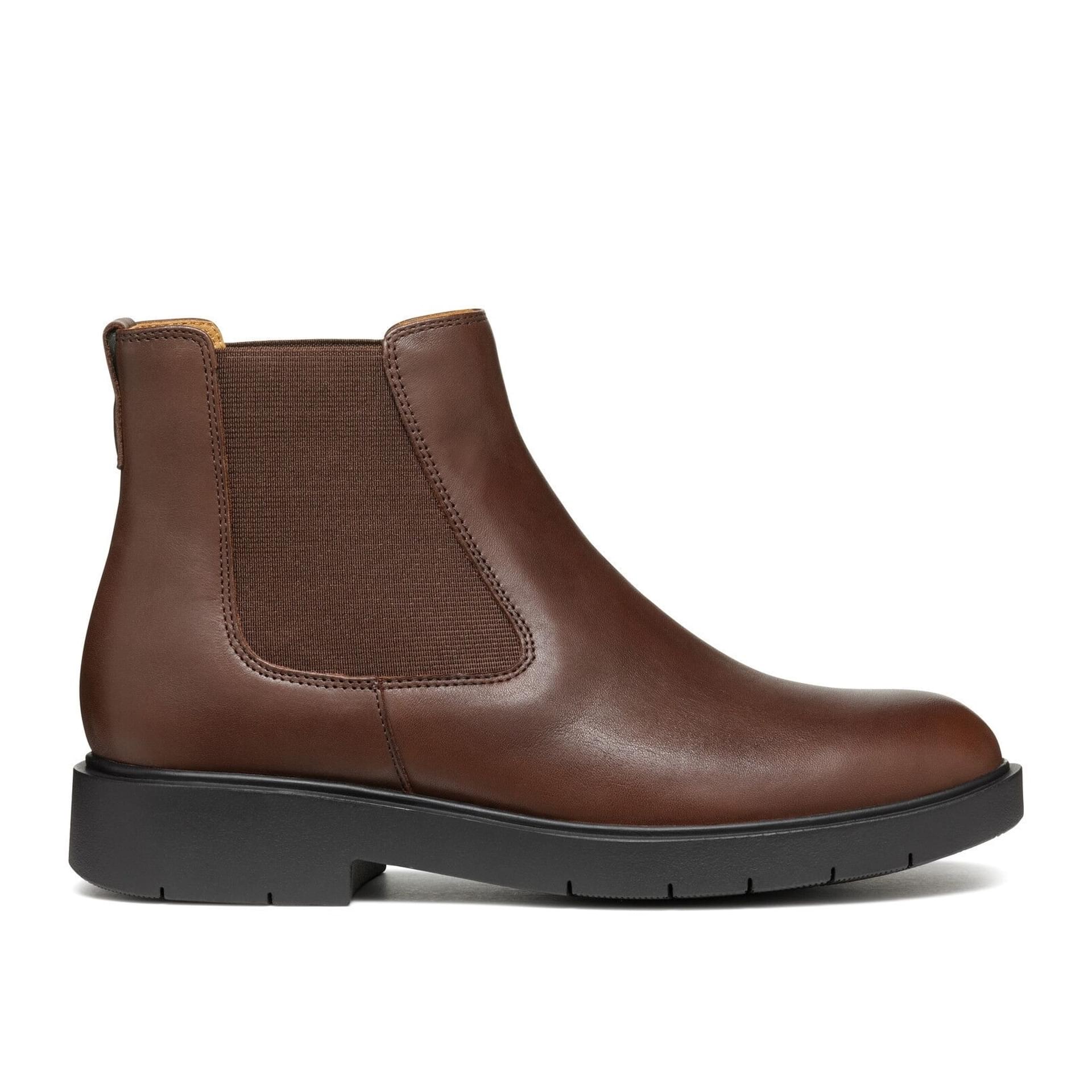 Geox Spherica Ec1 Enkellaarsjes D16QRC_00043 in Dark Brown