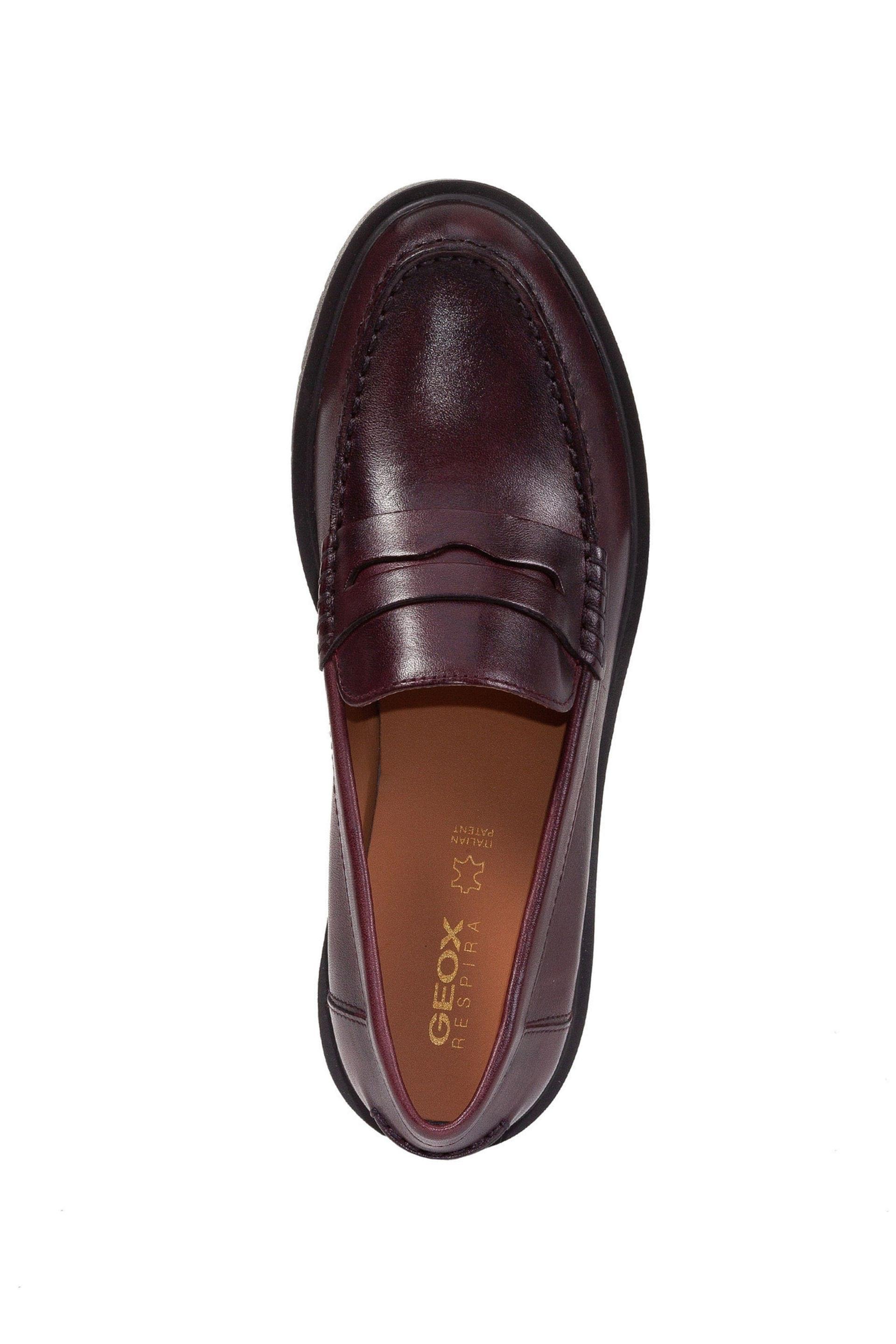 Geox Spherica Ec1 Moccassins D25QRA_00043 in Dark Burgundy