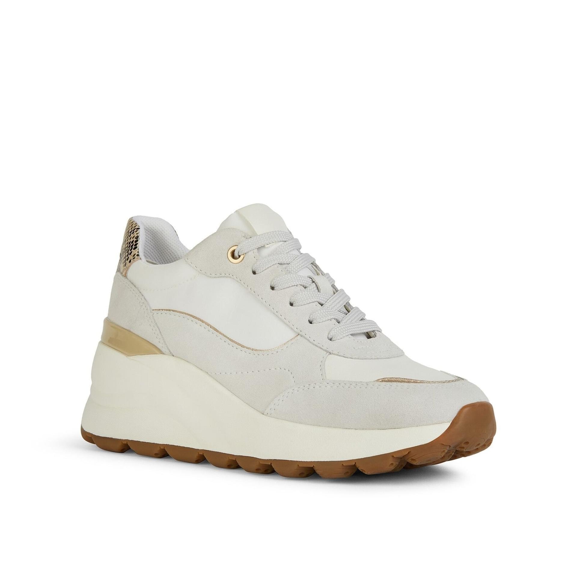 Geox Spherica Ec13 Sneakers D45WAA_022FU in Off White/White