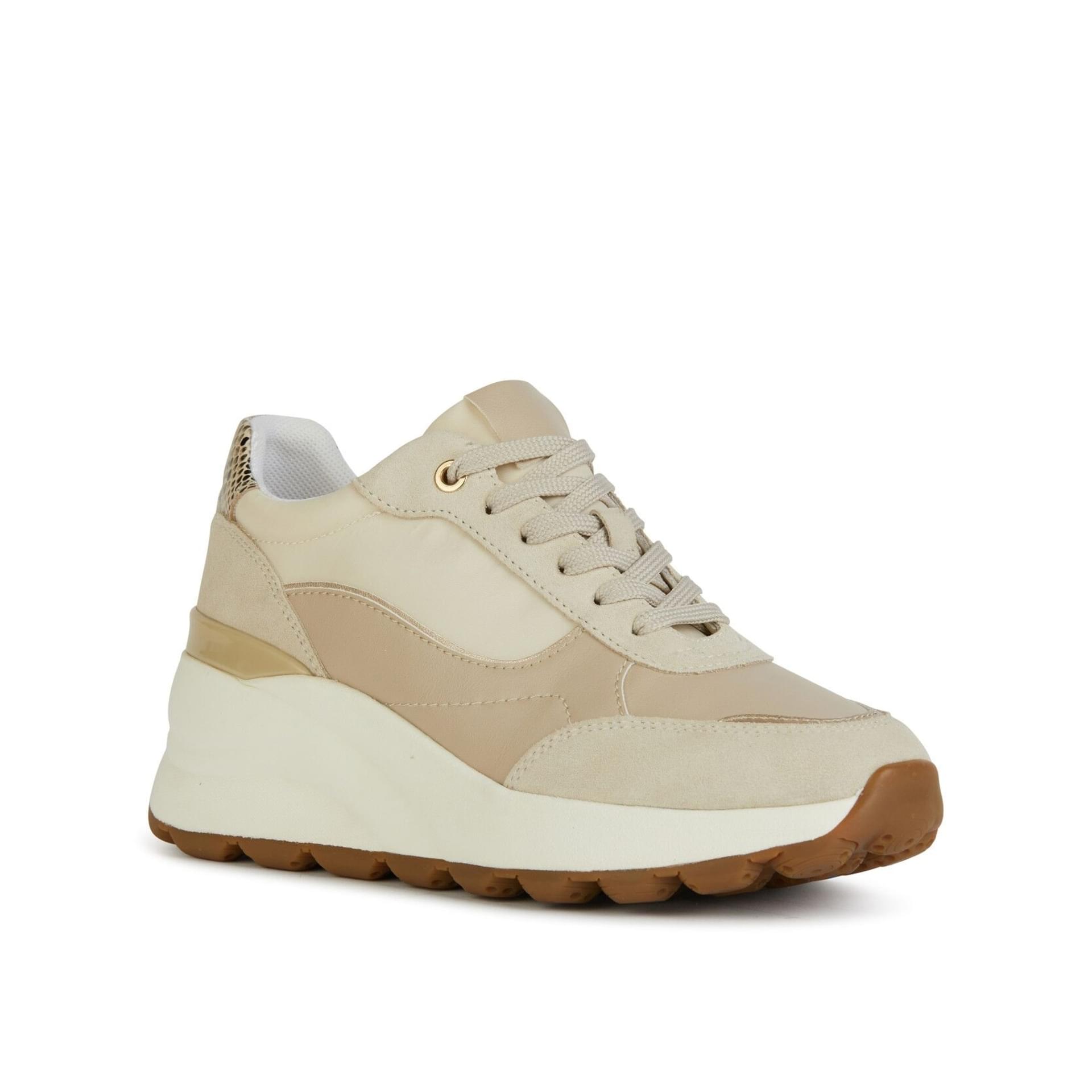 Geox Spherica Ec13 Sneakers D45WAA_05422 in Light Sand