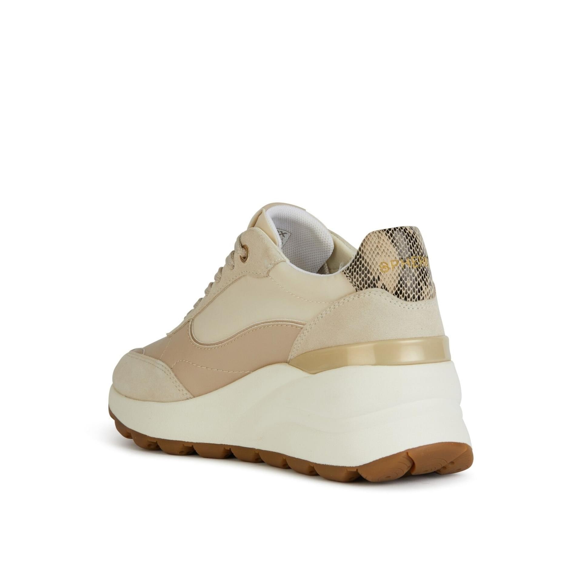 Geox Spherica Ec13 Sneakers D45WAA_05422 in Light Sand