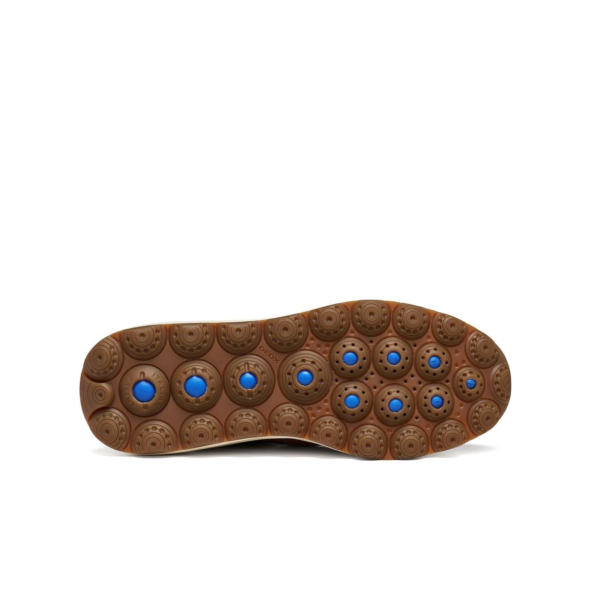 Geox Spherica Ec13 Sneakers in Beige/Light Brown, sole (SKU D65WAB_02285--C5288)