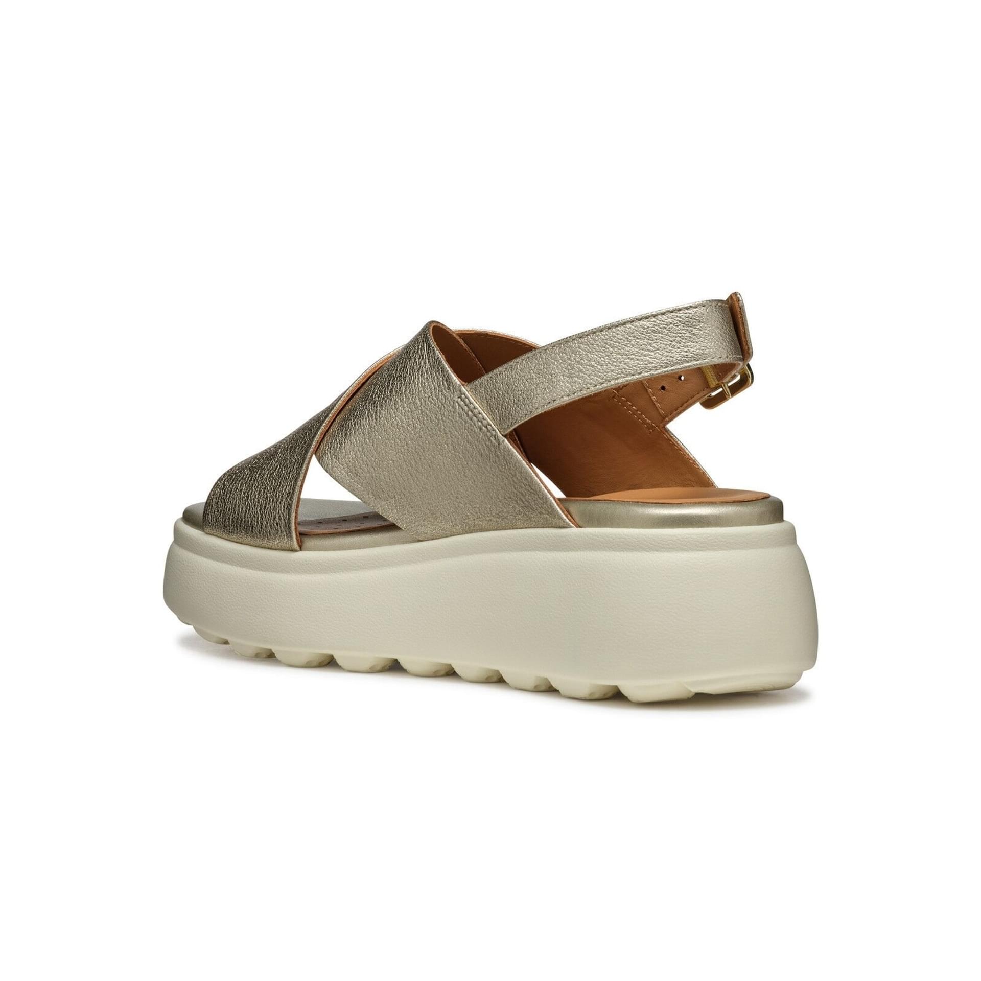 Geox Spherica Ec4.1 S Sandales D45D4A_000KY in Light Gold