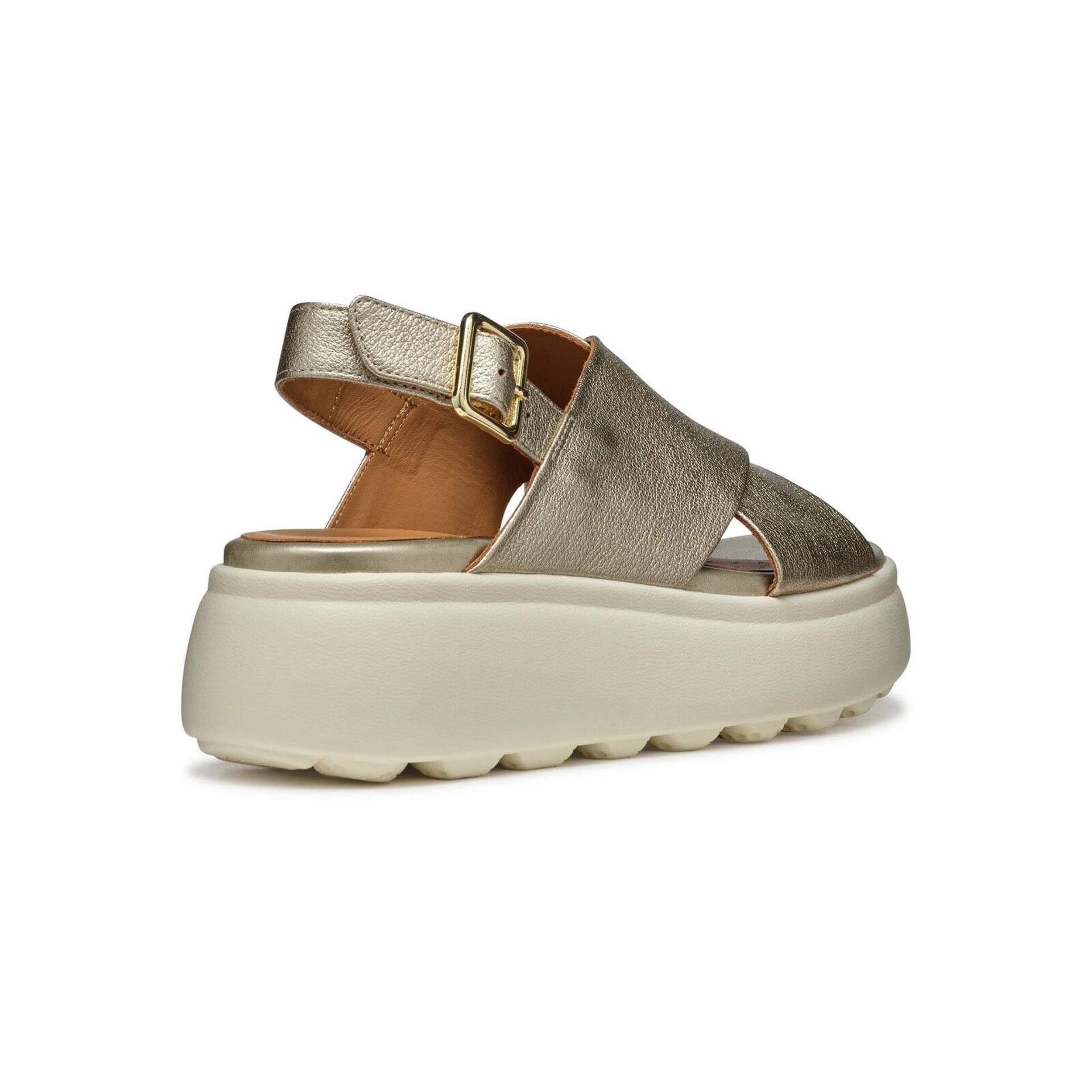 Geox Spherica Ec4.1 S Sandales D45D4A_000KY in Light Gold