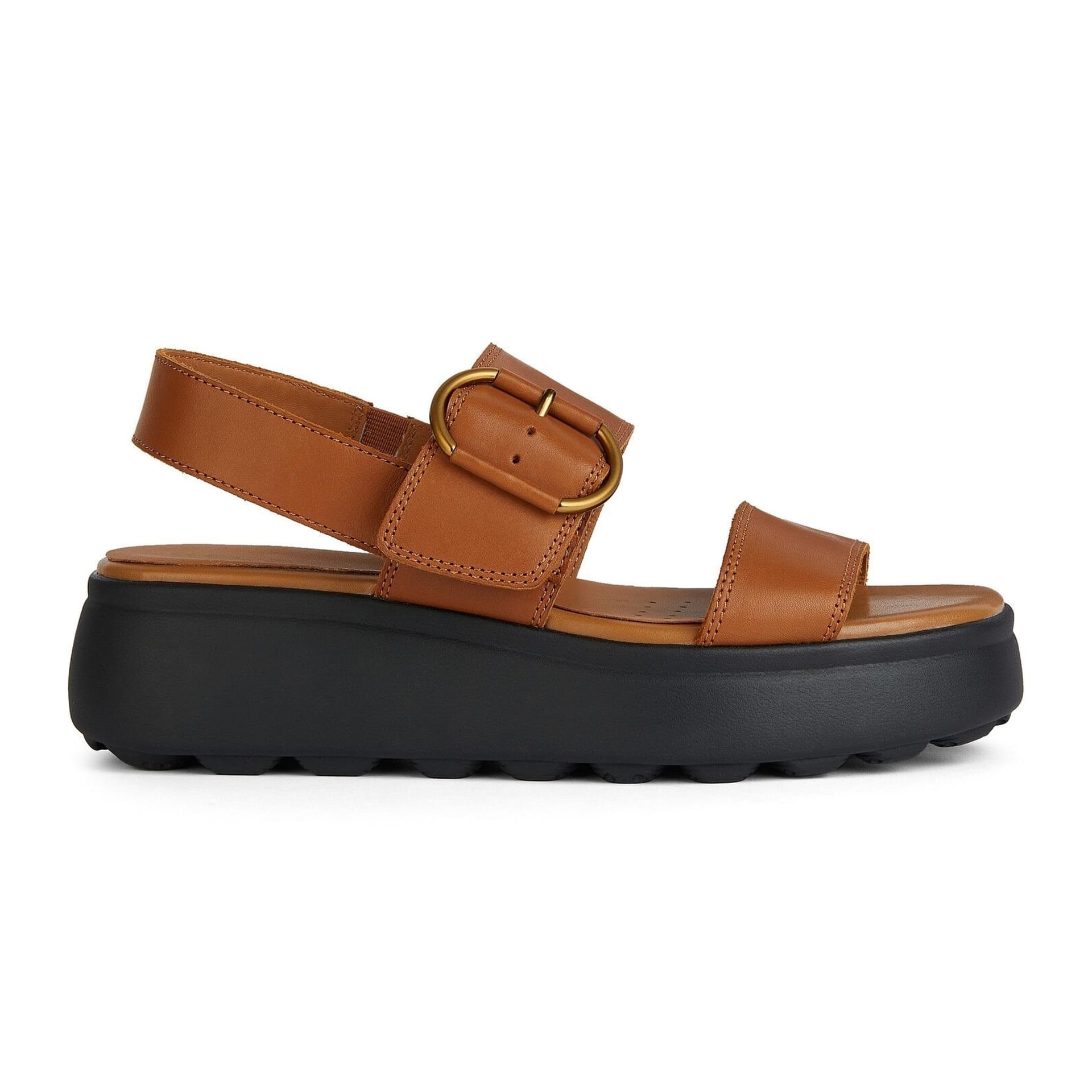 Geox Spherica Ec4.1 S Sandals D45D4B_00043 in Cognac