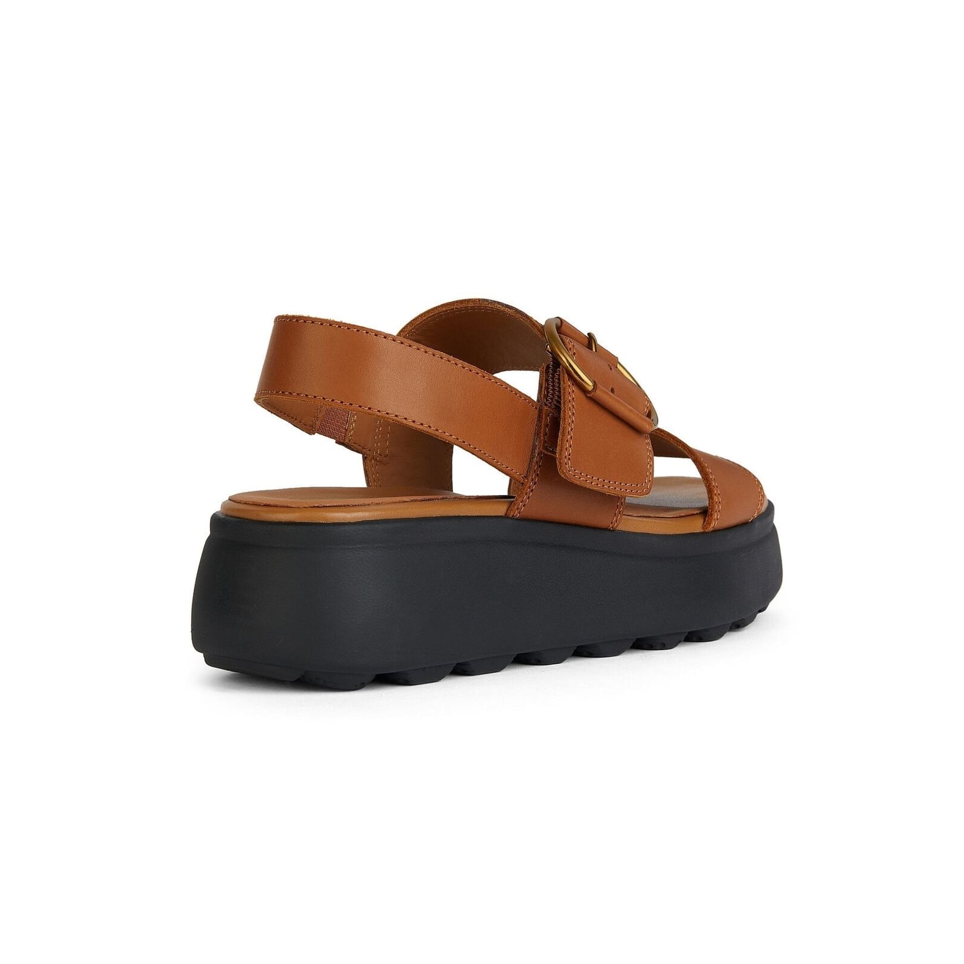 Geox Spherica Ec4.1 S Sandals D45D4B_00043 in Cognac