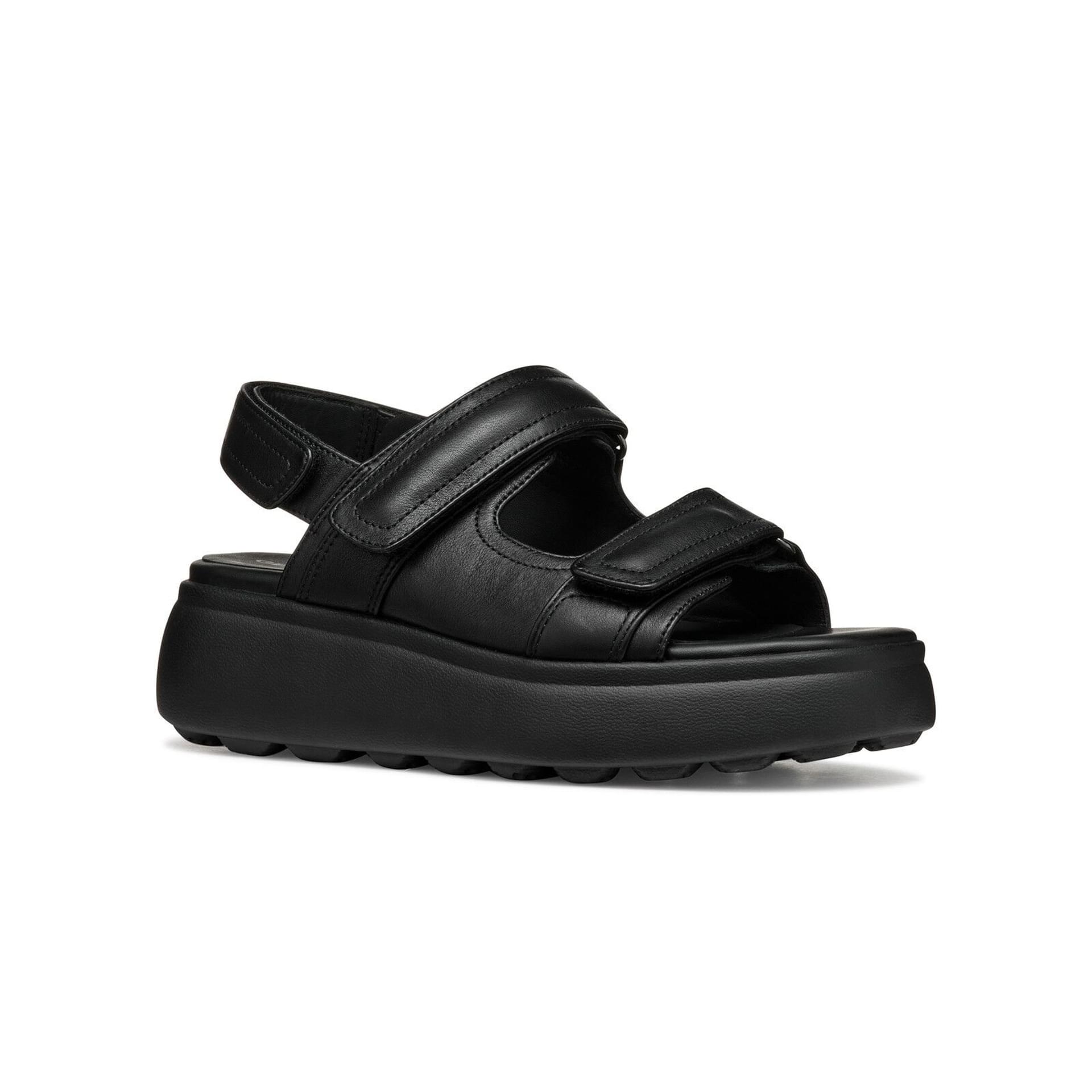 Geox Spherica Ec4.1 S Sandals D55D4B_00085 in Black