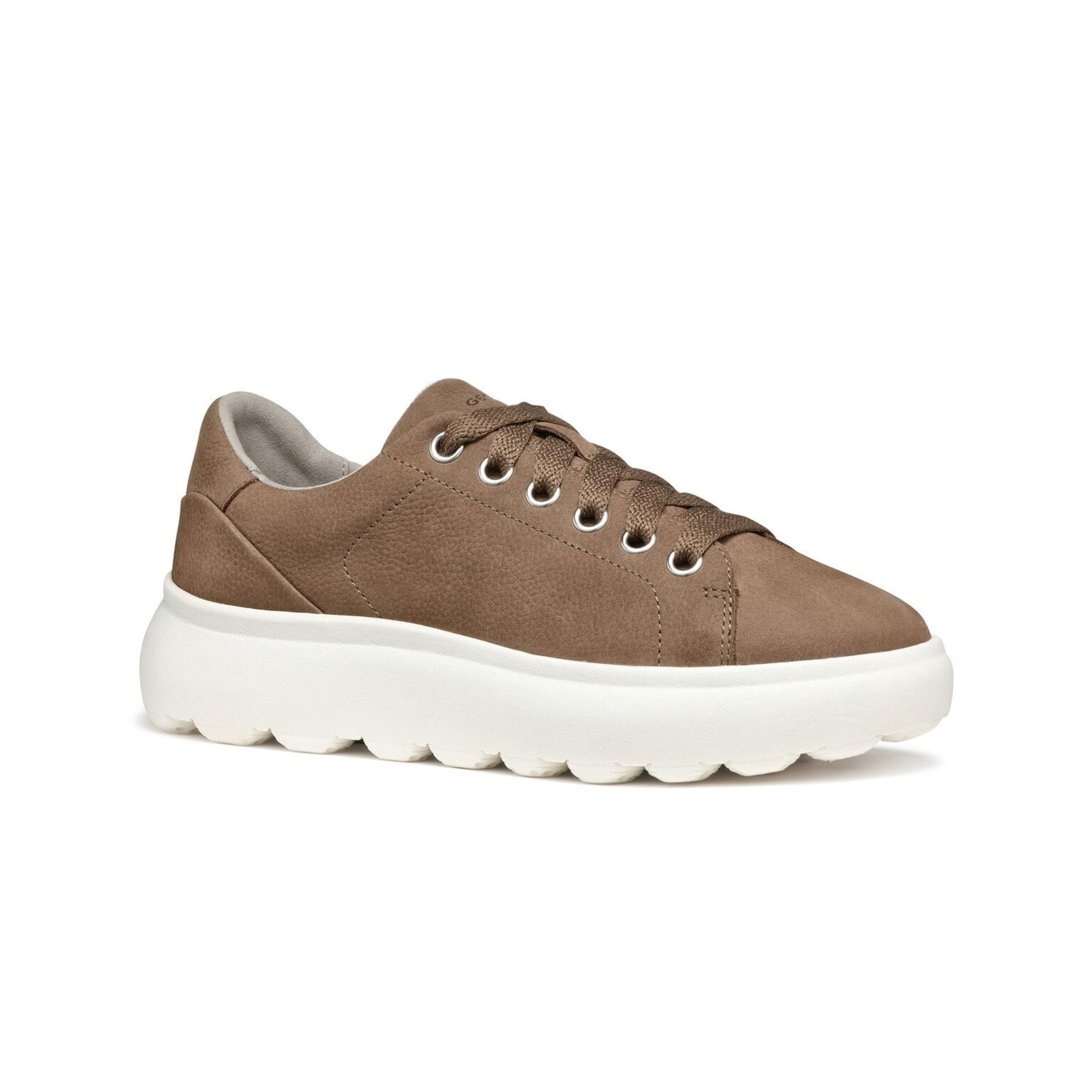 Geox Spherica Ec4.1 Sneakers D35TCB_00076 in Dark Taupe