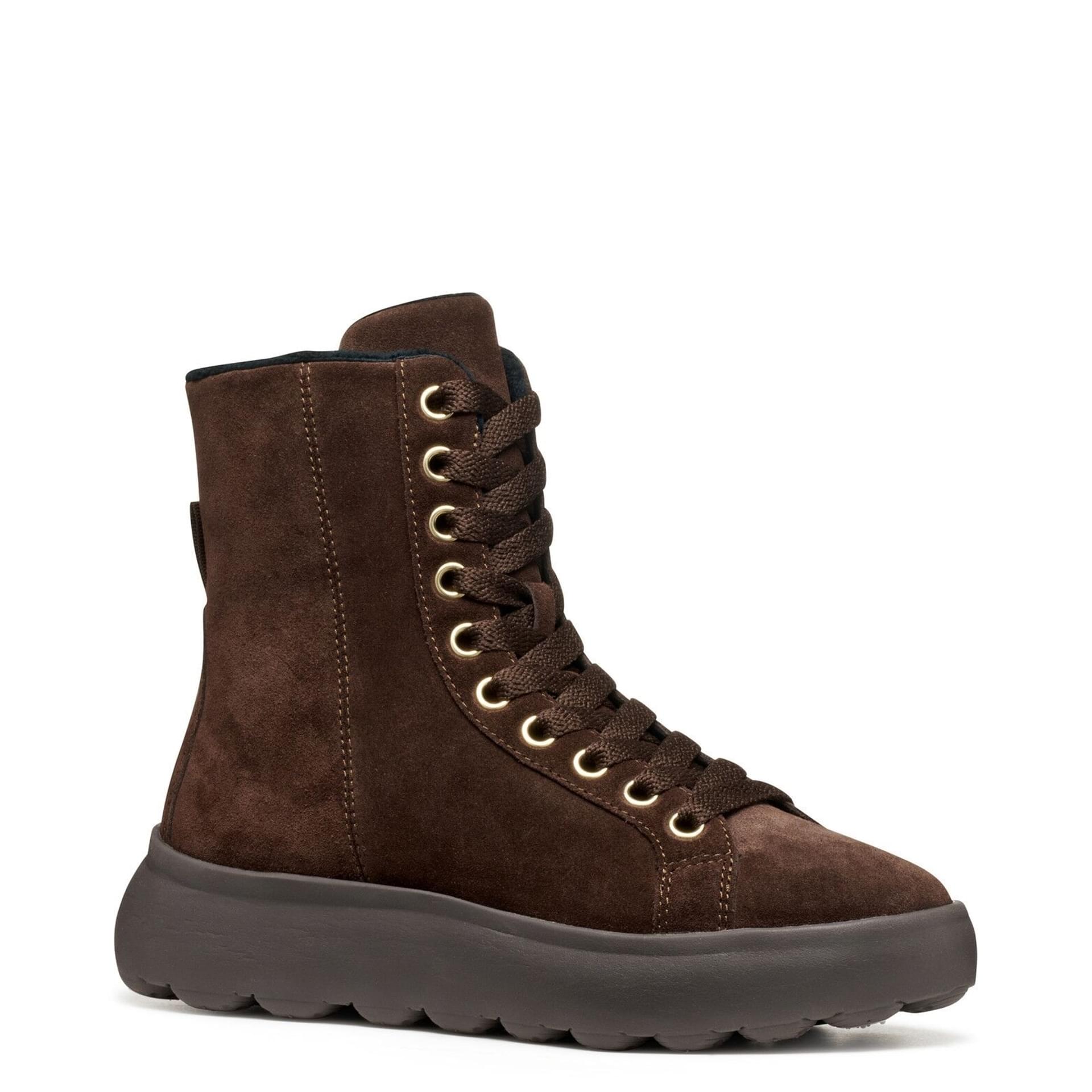 Geox Spherica Ec4.1 Ankle Boots D36TCD_00022 in Dark Brown