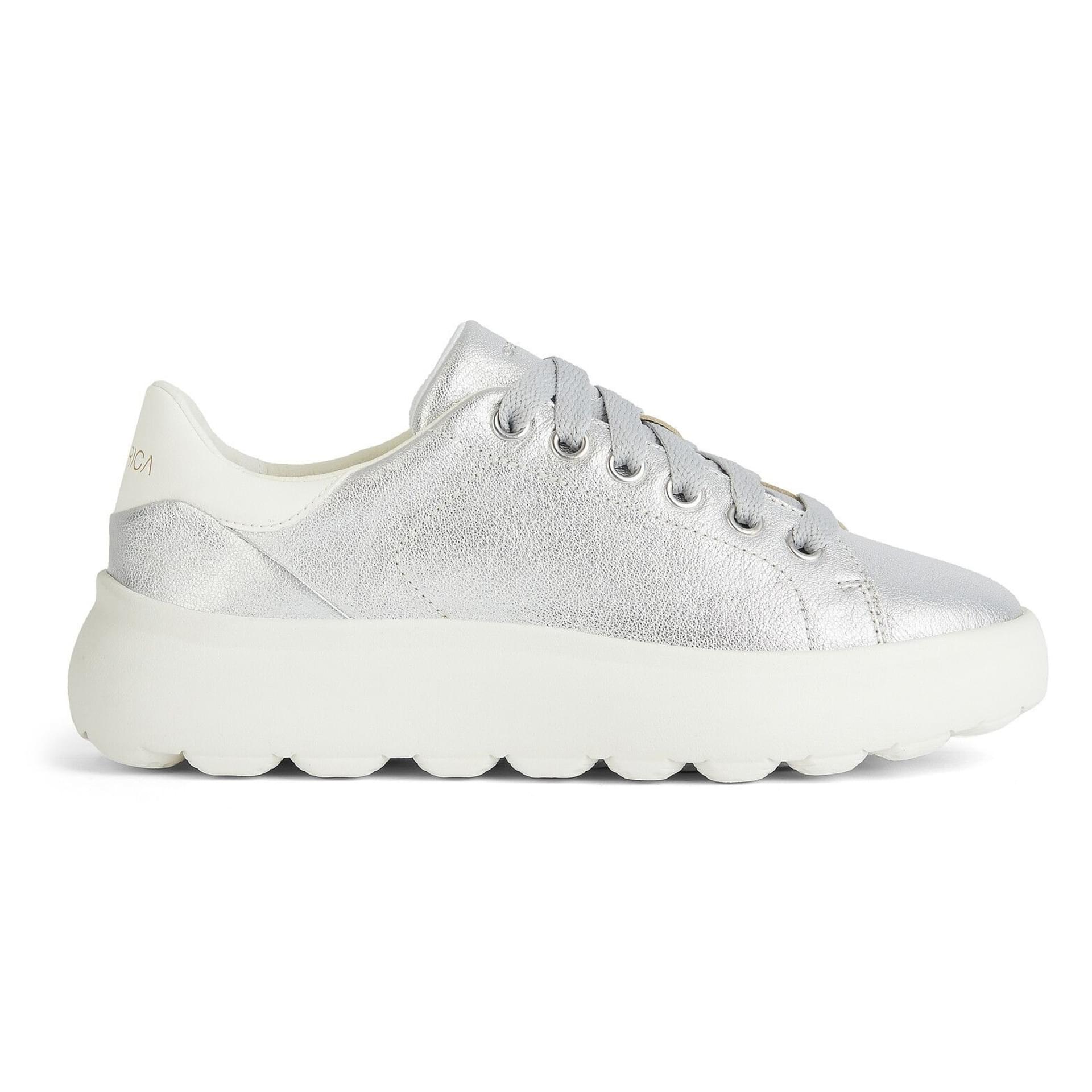 Geox Spherica Ec4.1 Sneakers D45TCC_0BVBC in Silver/Optic White