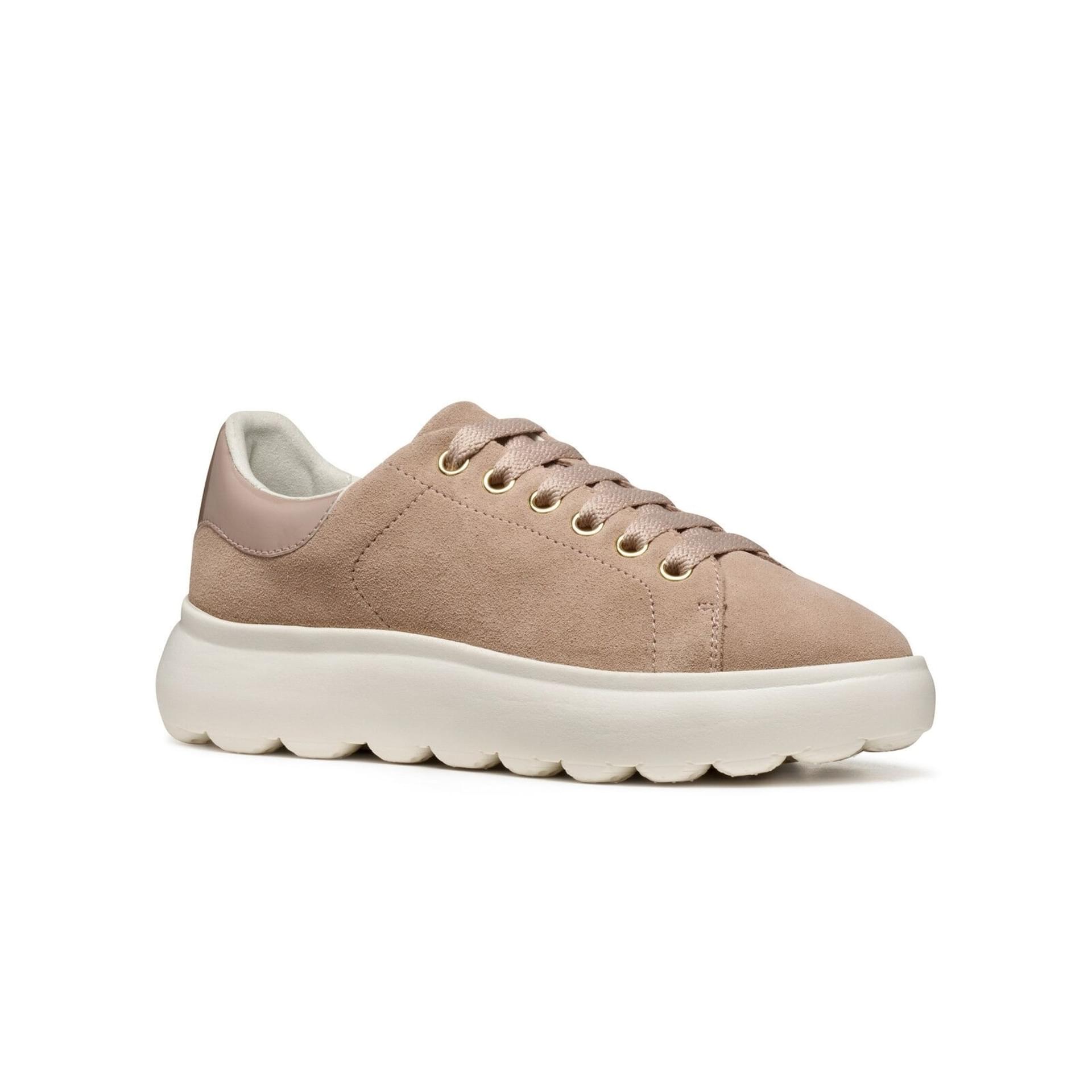 Geox Spherica Ec4.1 Sneakers D45TCD_022HH in Antique Rose/Taupe