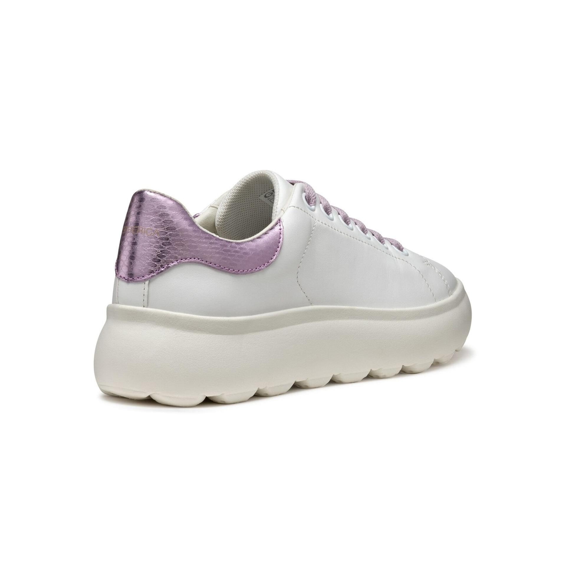 Geox Spherica Ec4.1 Sneakers D45TCD_085KY in White/Lilac