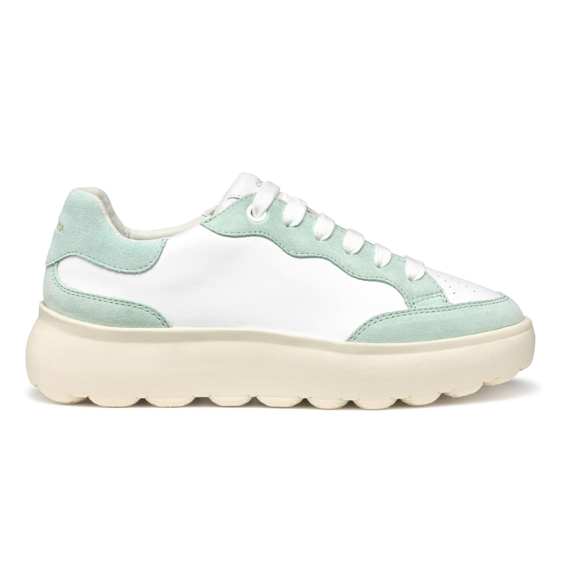 Geox Spherica Ec4.1 Sneakers D55TCA_08522 in White/Mint