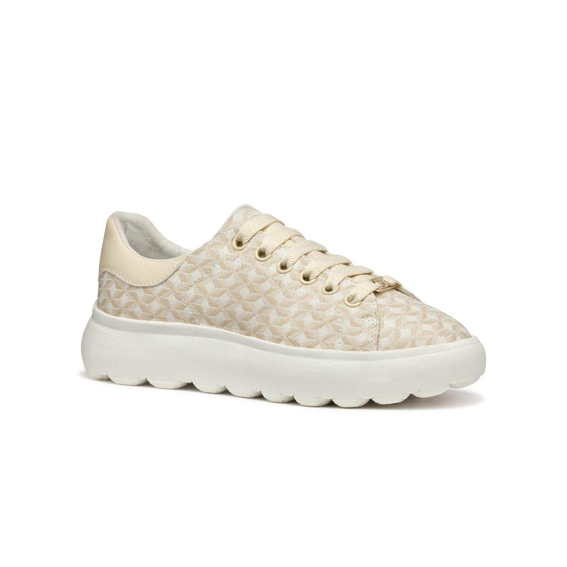 Geox Spherica Ec4.1 Sneakers D55TCD_0DSBC in Papyrus