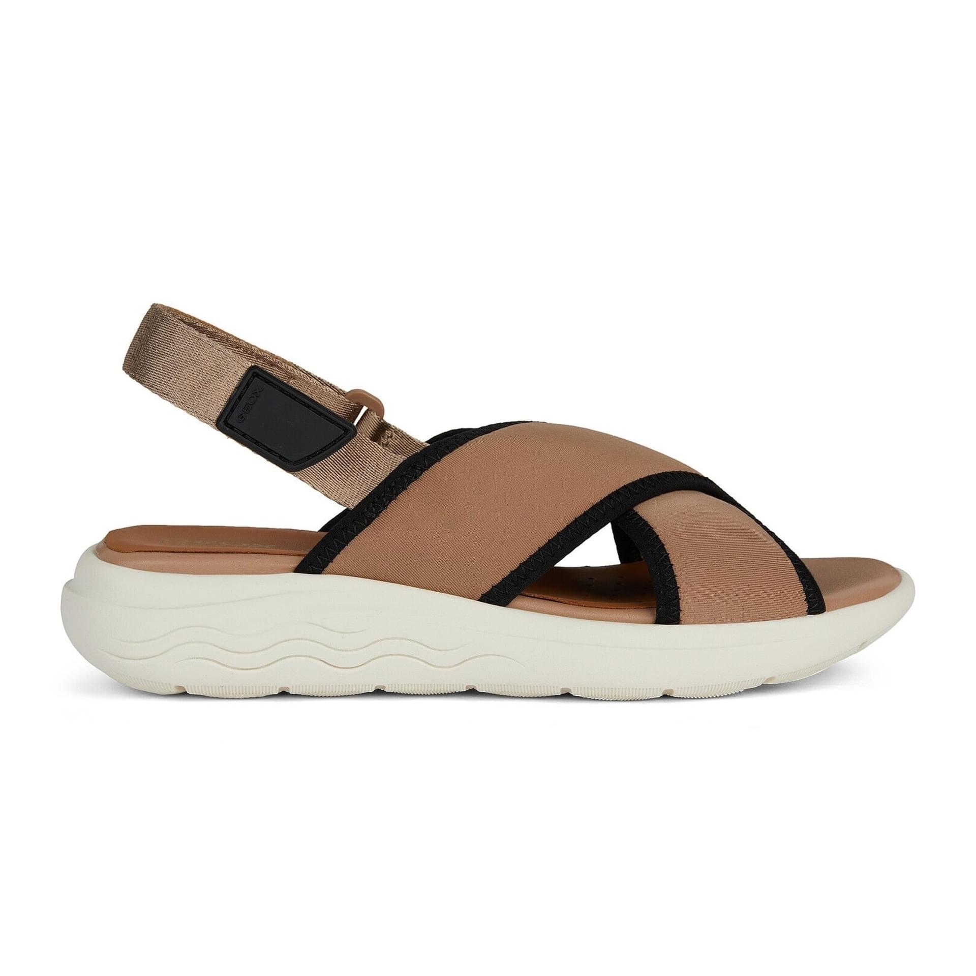 Geox Spherica Ec5 Sandals D45SVD_00011 in Dark Skin