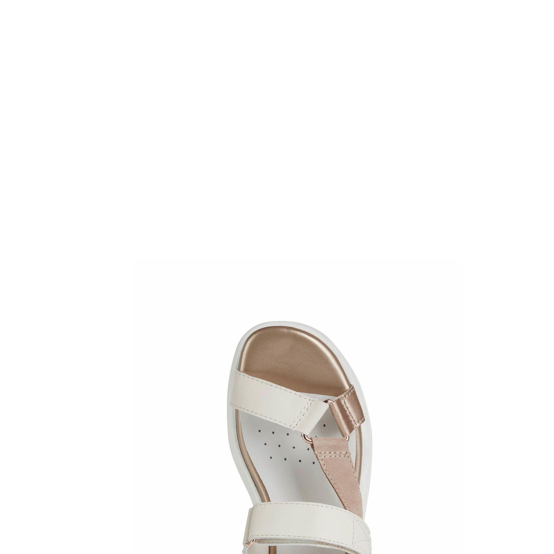 Geox Spherica Ec5w Sandals D25ADA_08522 in Cream/Dark Skin