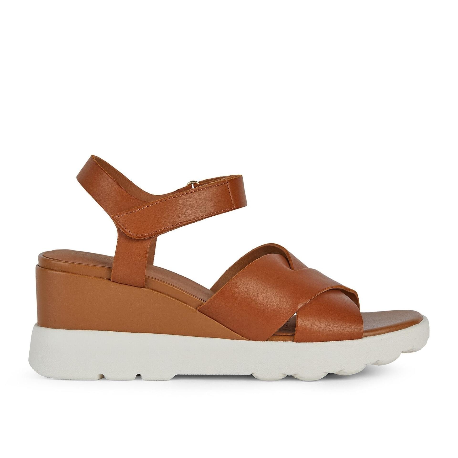 Geox Spherica Ec6 Sandals D45G0C_00043 in Cognac