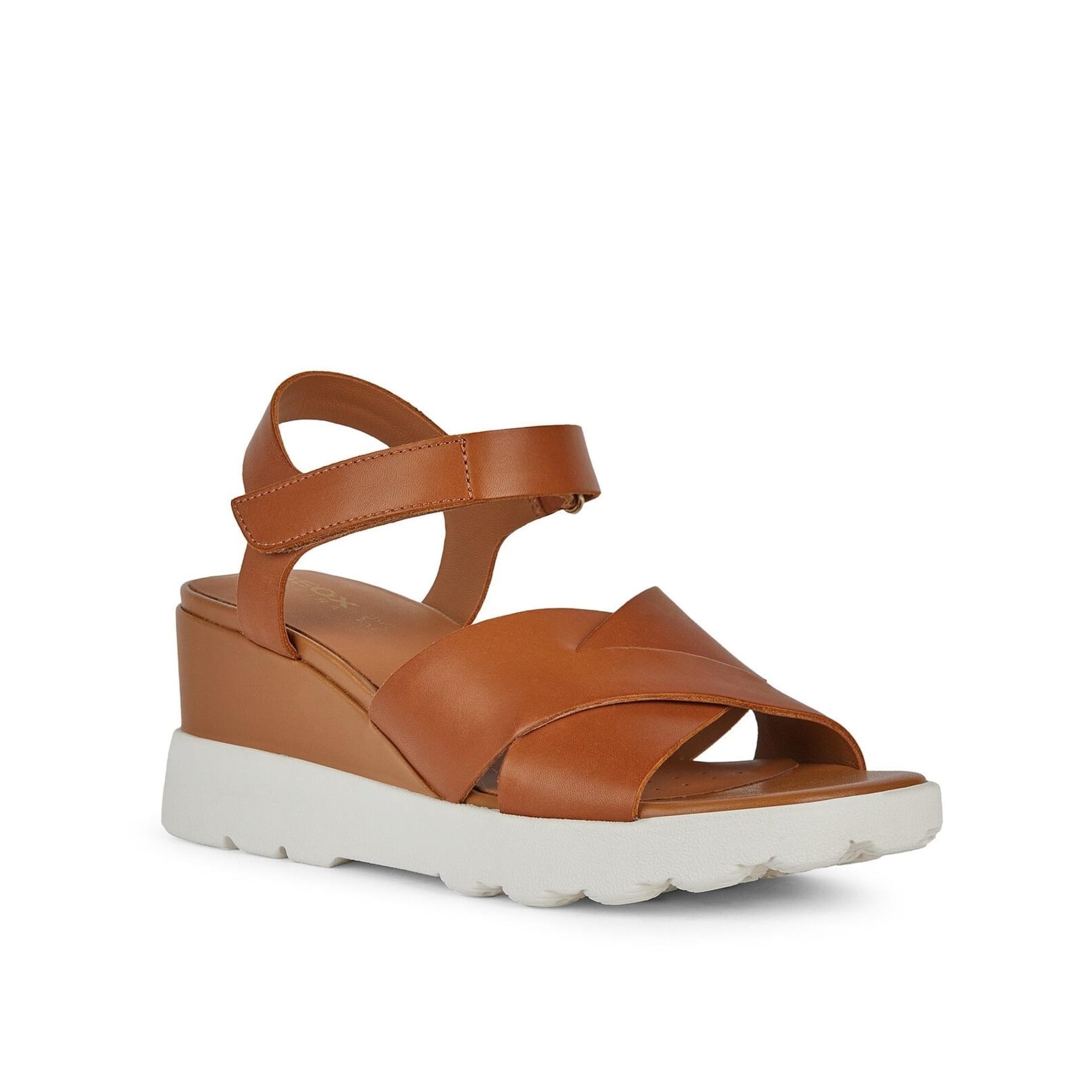 Geox Spherica Ec6 Sandals D45G0C_00043 in Cognac